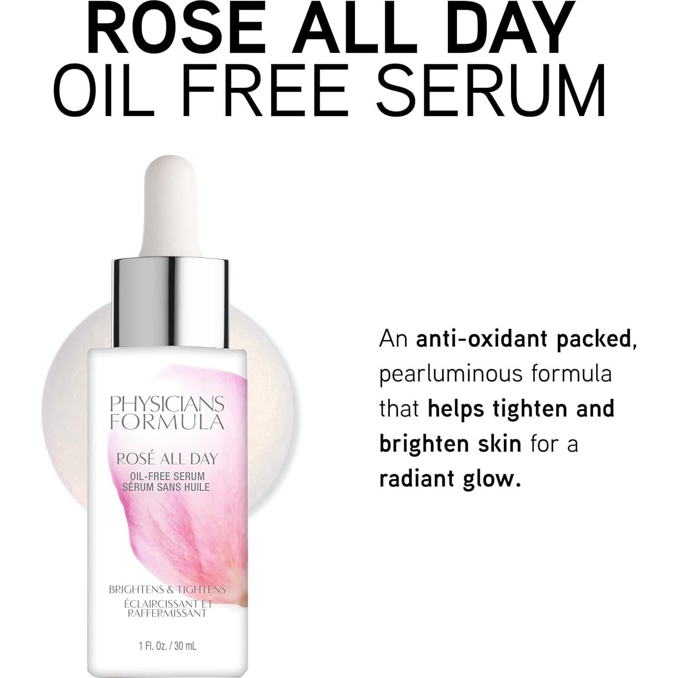 Sérum Libre de Aceite Rosé Todo el Día Physicians Formula 128g