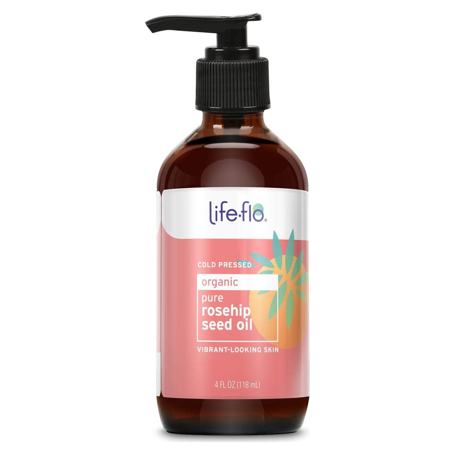 Aceite de Semilla de Rosa Mosqueta Life-flo 118 ml Orgánico Puro