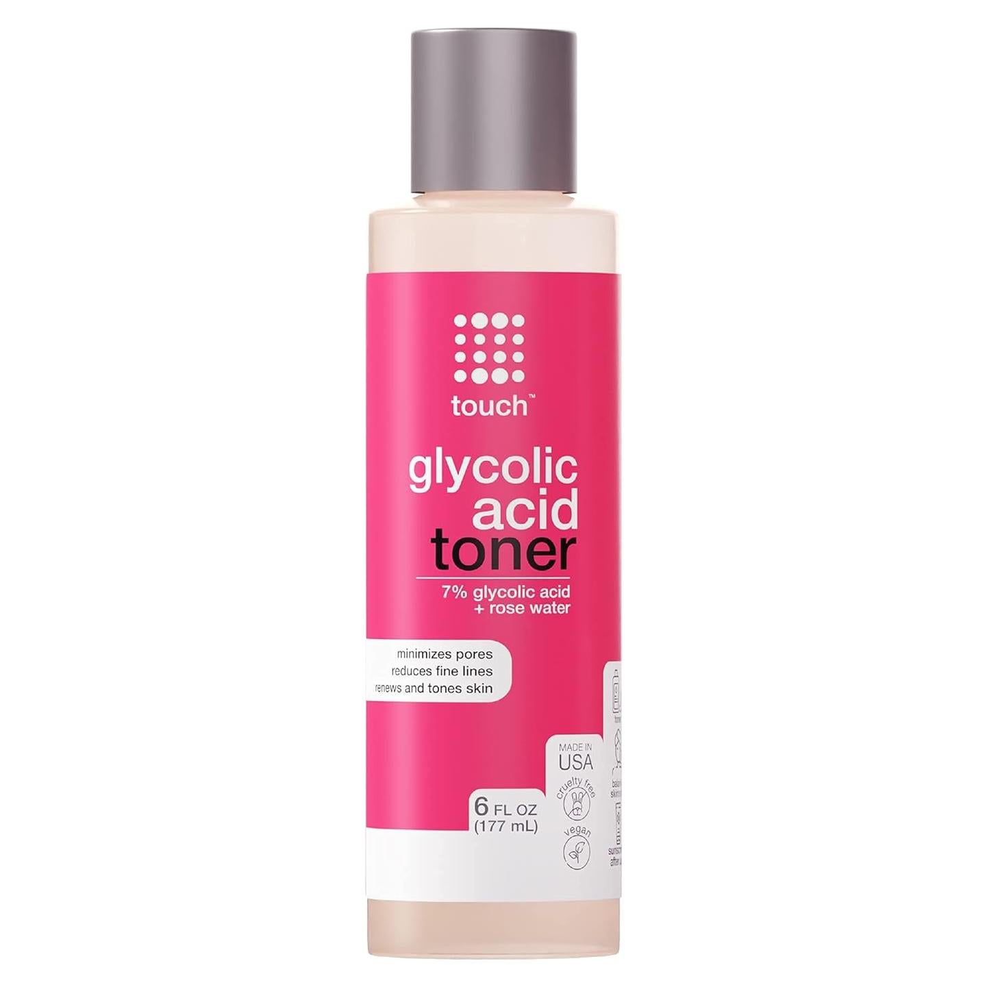 Tónico Exfoliante AHA Touch Skin Care 170 g - Ácido Glicólico 7%