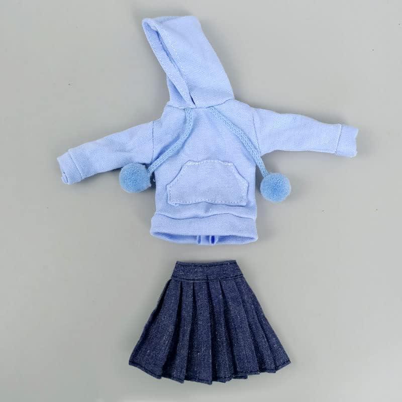 Ropa para muñecas 1/6 Apatsuki Sudadera y Falda Plisada