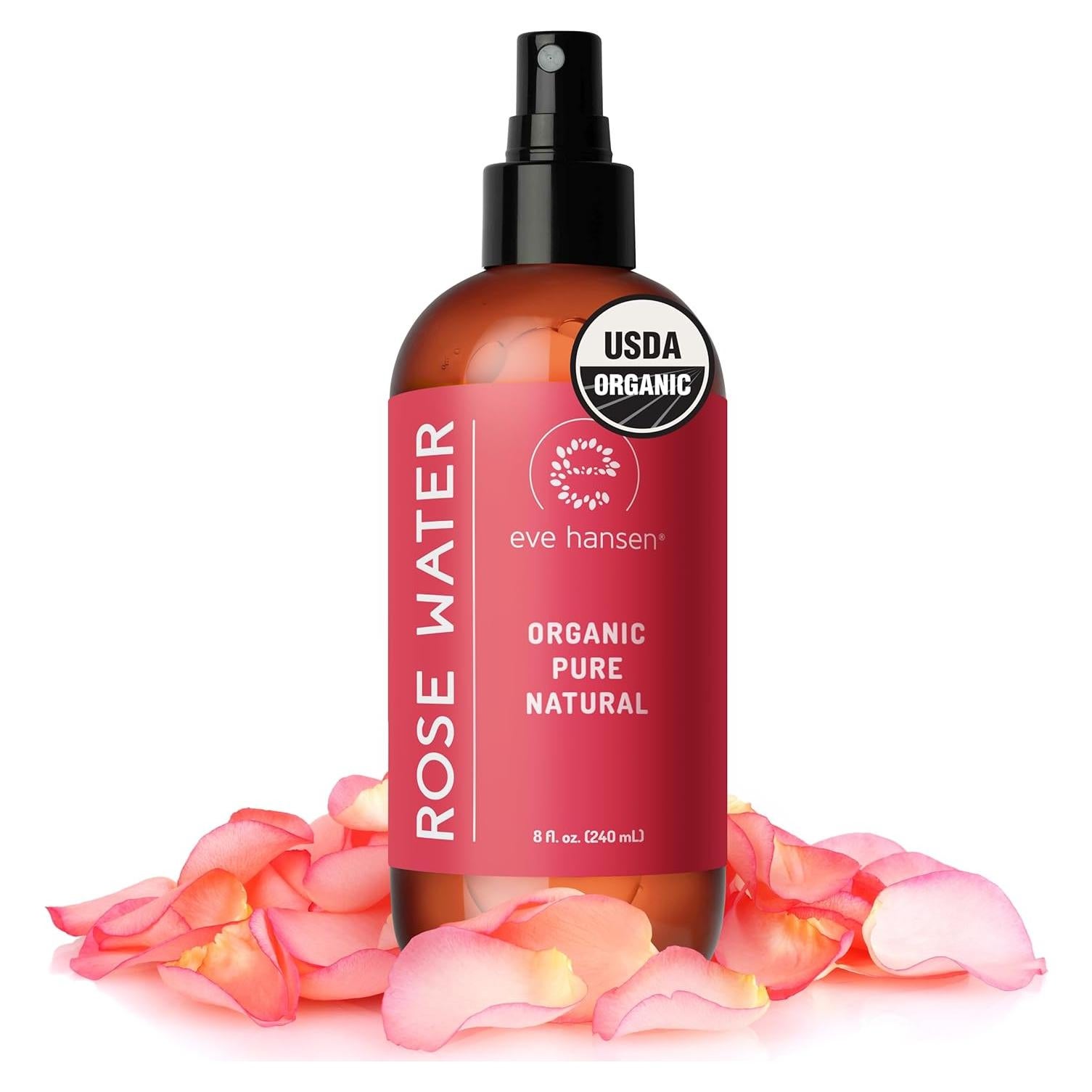 Eve Hansen Tónico Facial de Agua de Rosa Orgánico 226.8 ml