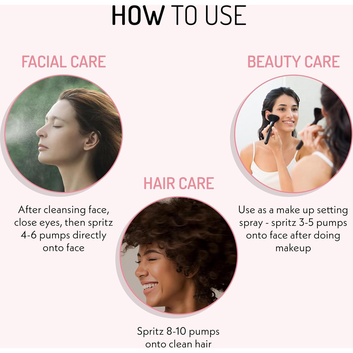 Eve Hansen Tónico Facial de Agua de Rosa Orgánico 226.8 ml