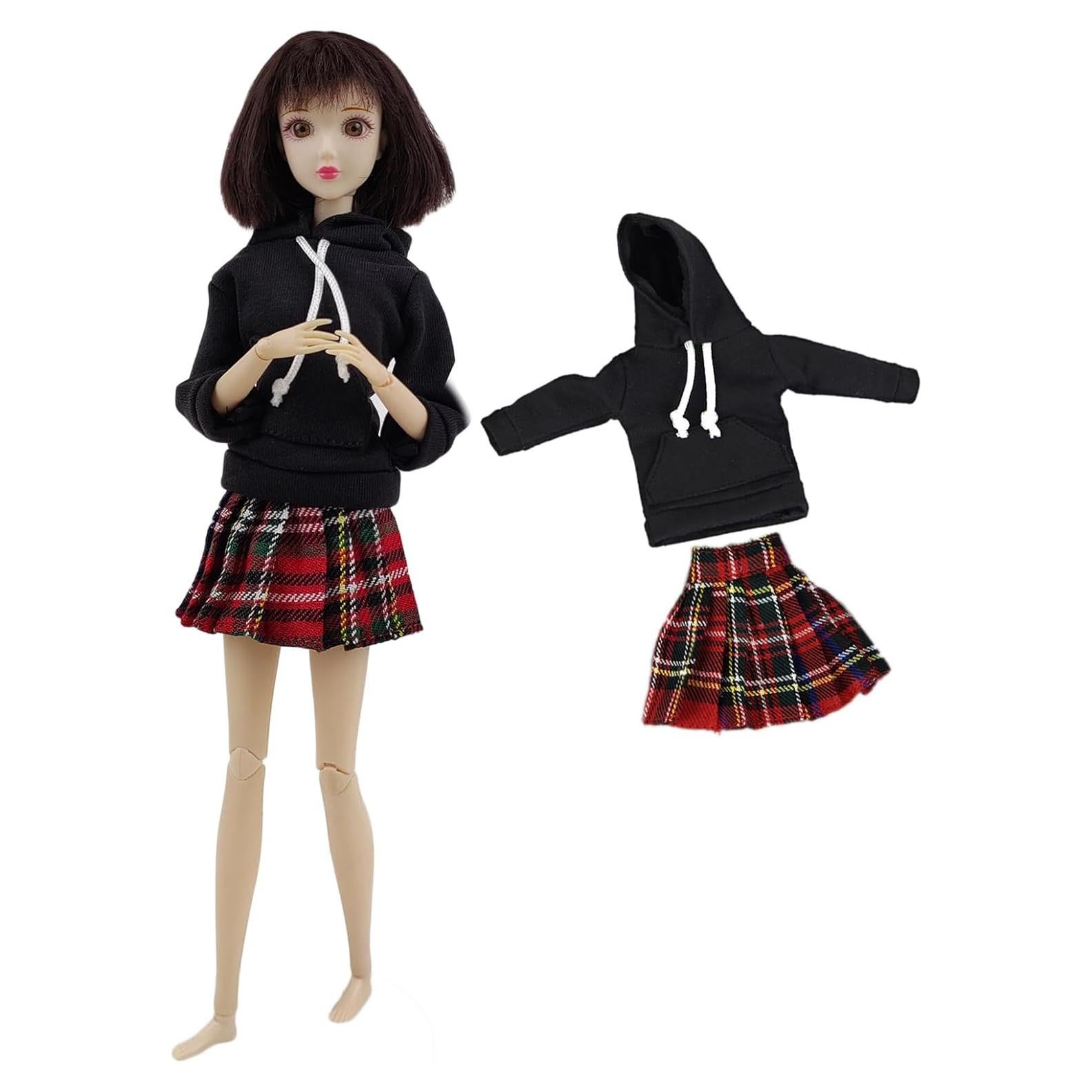 Ropa para muñecas 1/6 Apatsuki Sudadera y Falda Estilo C