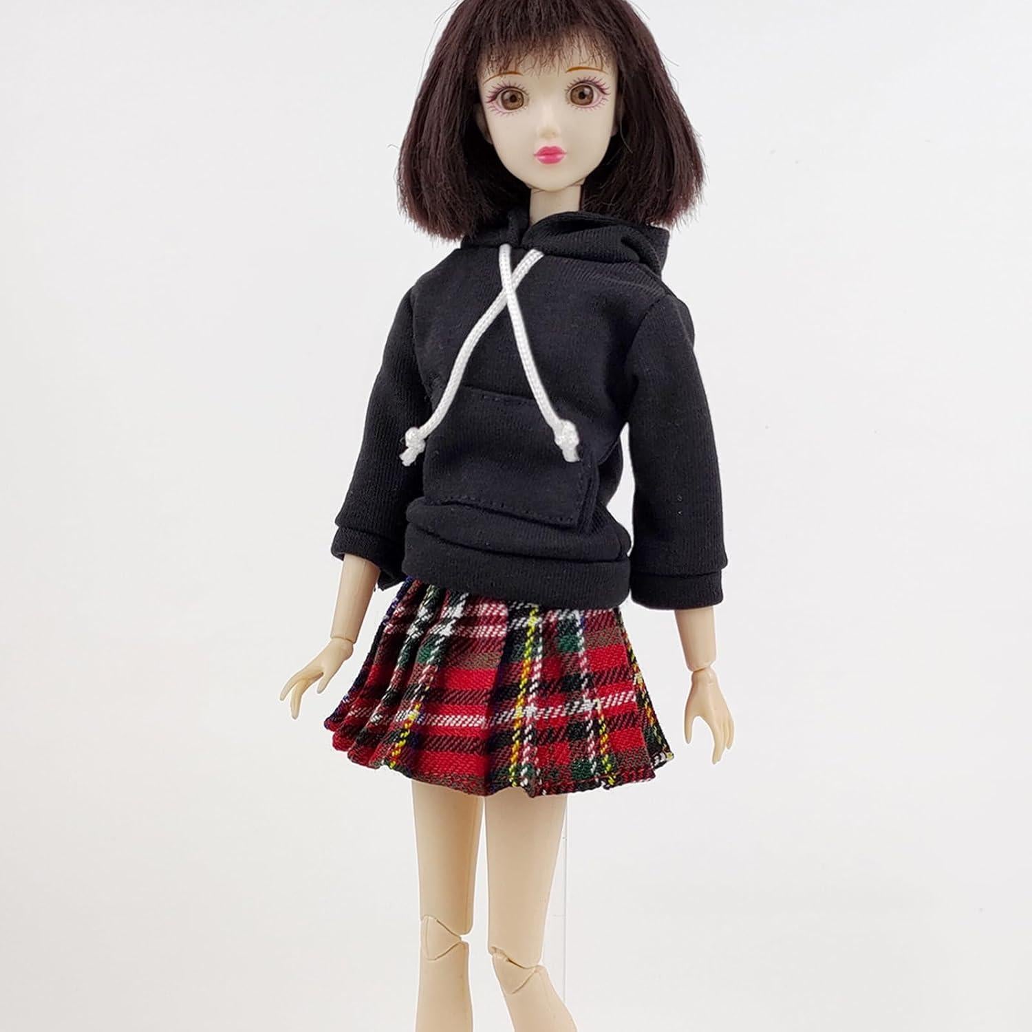 Ropa para muñecas 1/6 Apatsuki Sudadera y Falda Estilo C