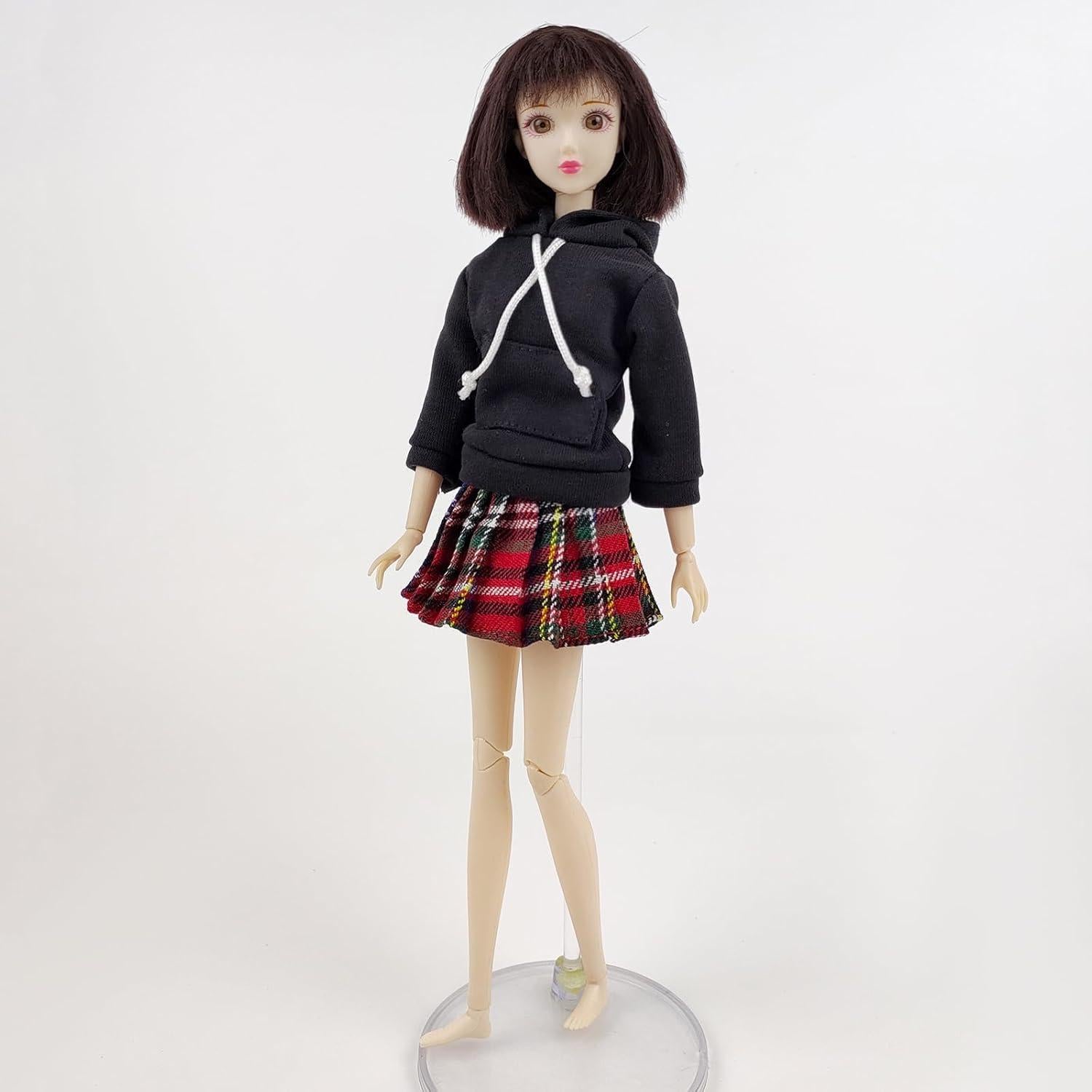 Ropa para muñecas 1/6 Apatsuki Sudadera y Falda Estilo C