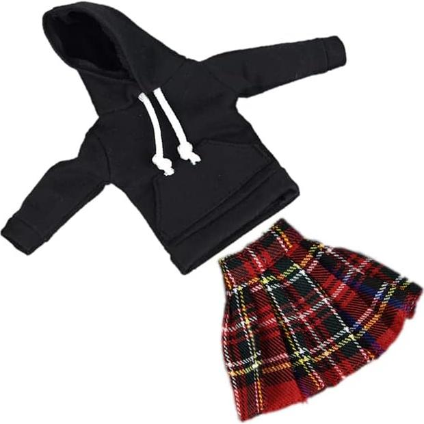 Ropa para muñecas 1/6 Apatsuki Sudadera y Falda Estilo C
