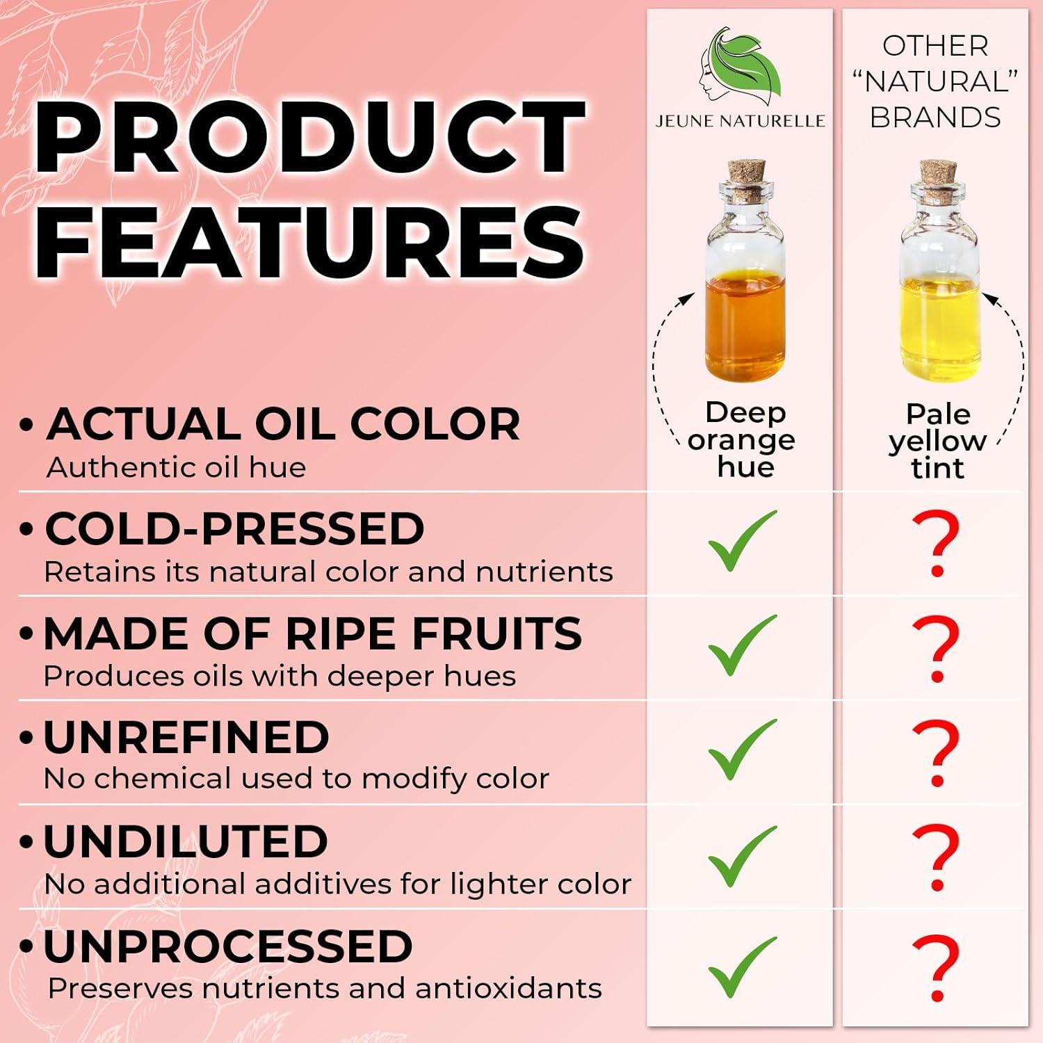 Aceite de Rosa Mosqueta Orgánico Jeune Naturelle 60 ml Puro