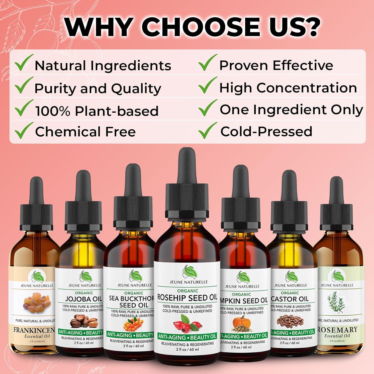 Aceite de Rosa Mosqueta Orgánico Jeune Naturelle 60 ml Puro