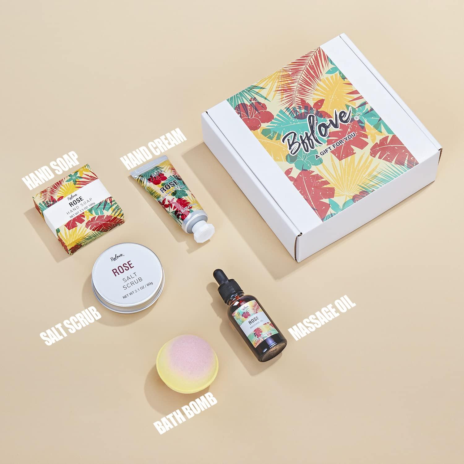 Set de Regalo de Spa BFFLOVE Rosa 5 Piezas Cuidado Personal