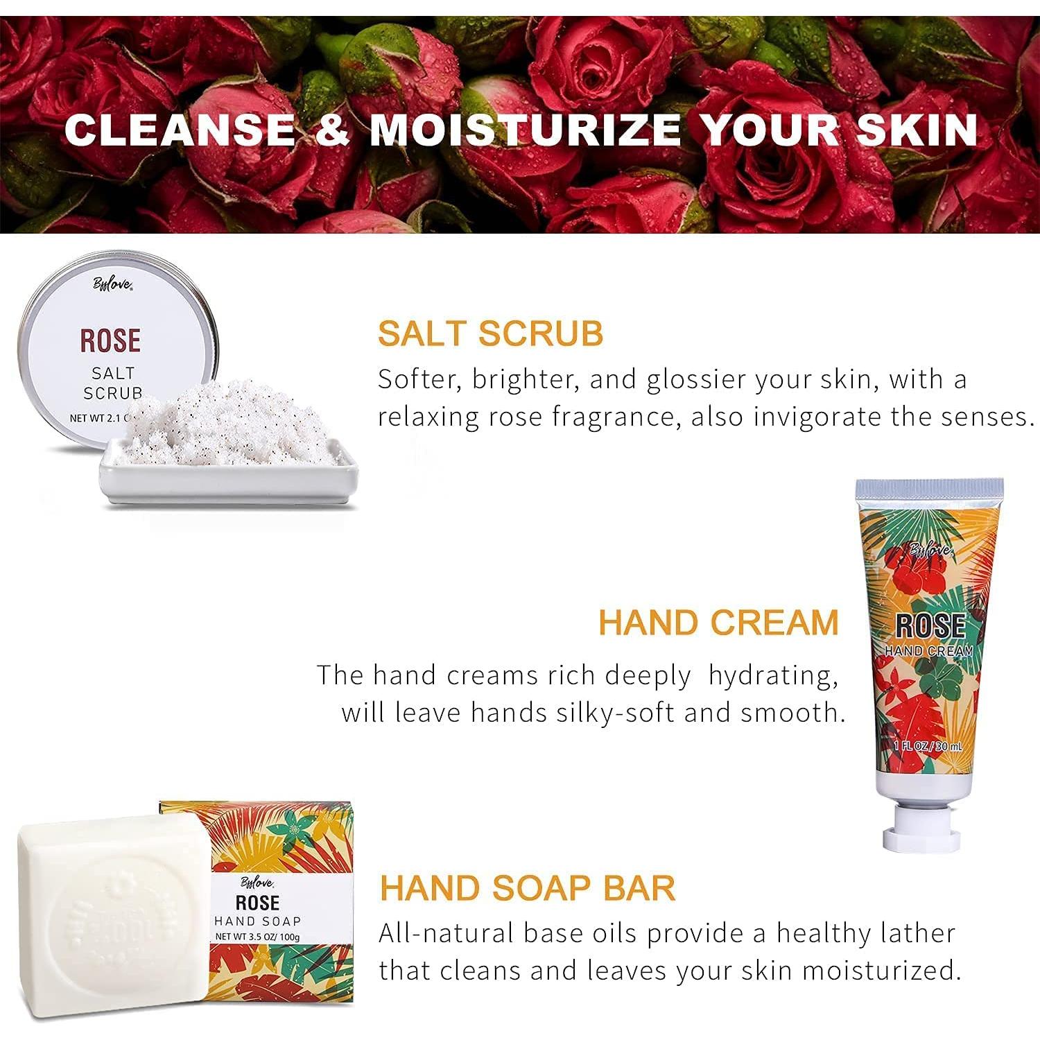 Set de Regalo de Spa BFFLOVE Rosa 5 Piezas Cuidado Personal