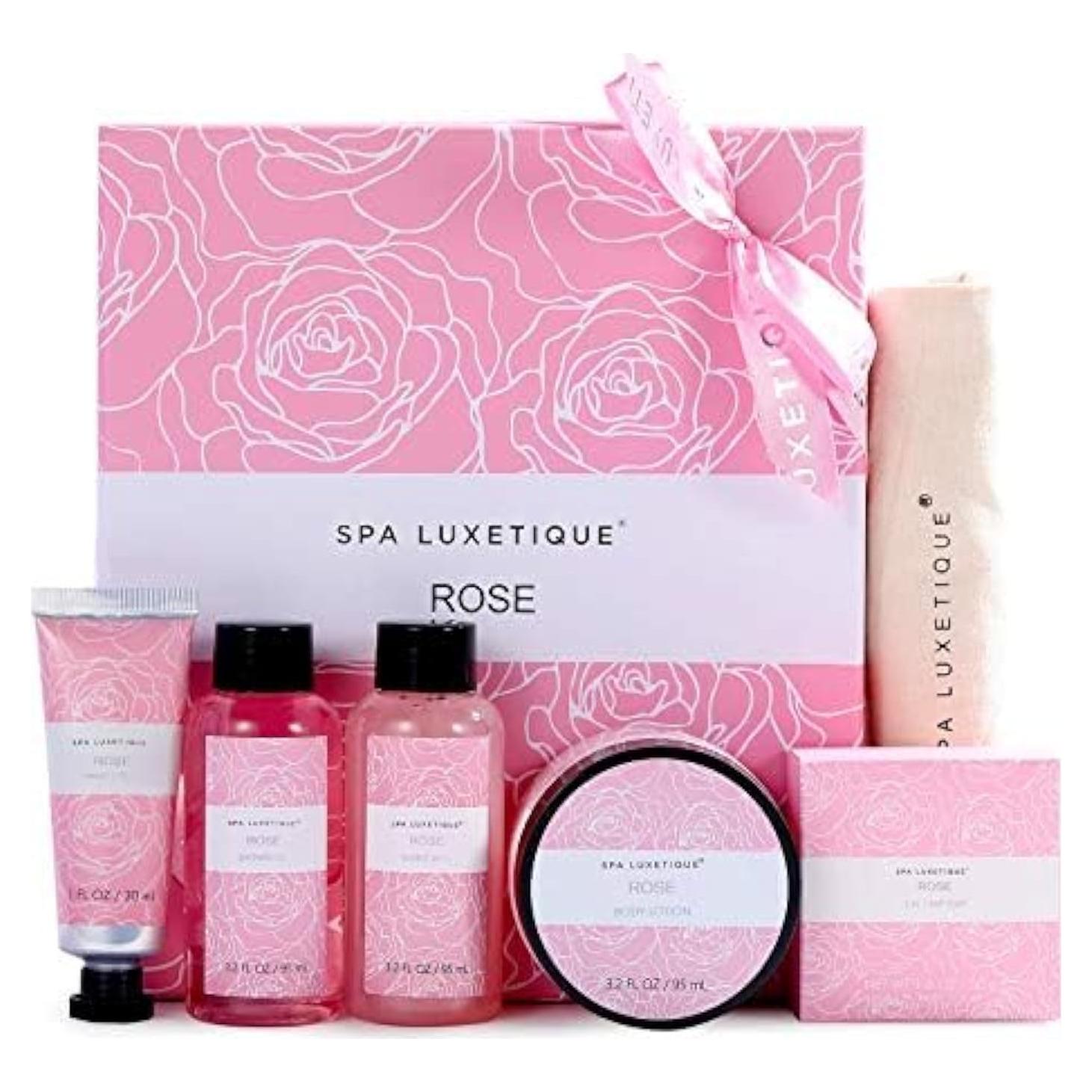 Set de Regalo de Spa Luxetique 6 Piezas Rosa para Mujeres