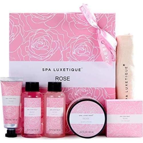 Set de Regalo de Spa Luxetique 6 Piezas Rosa para Mujeres