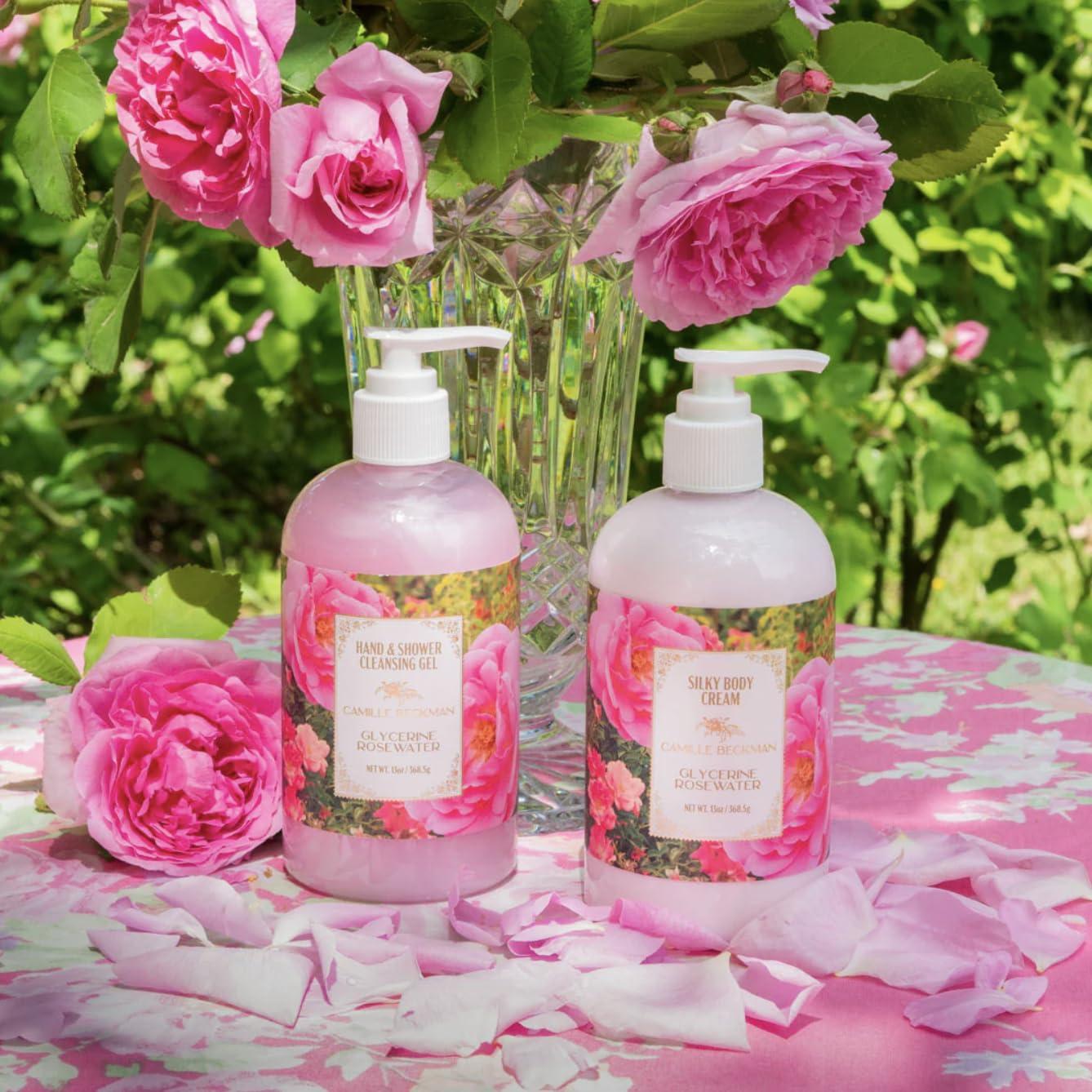 Crema Corporal Hidratante Camille Beckman 368g Agua de Rosa