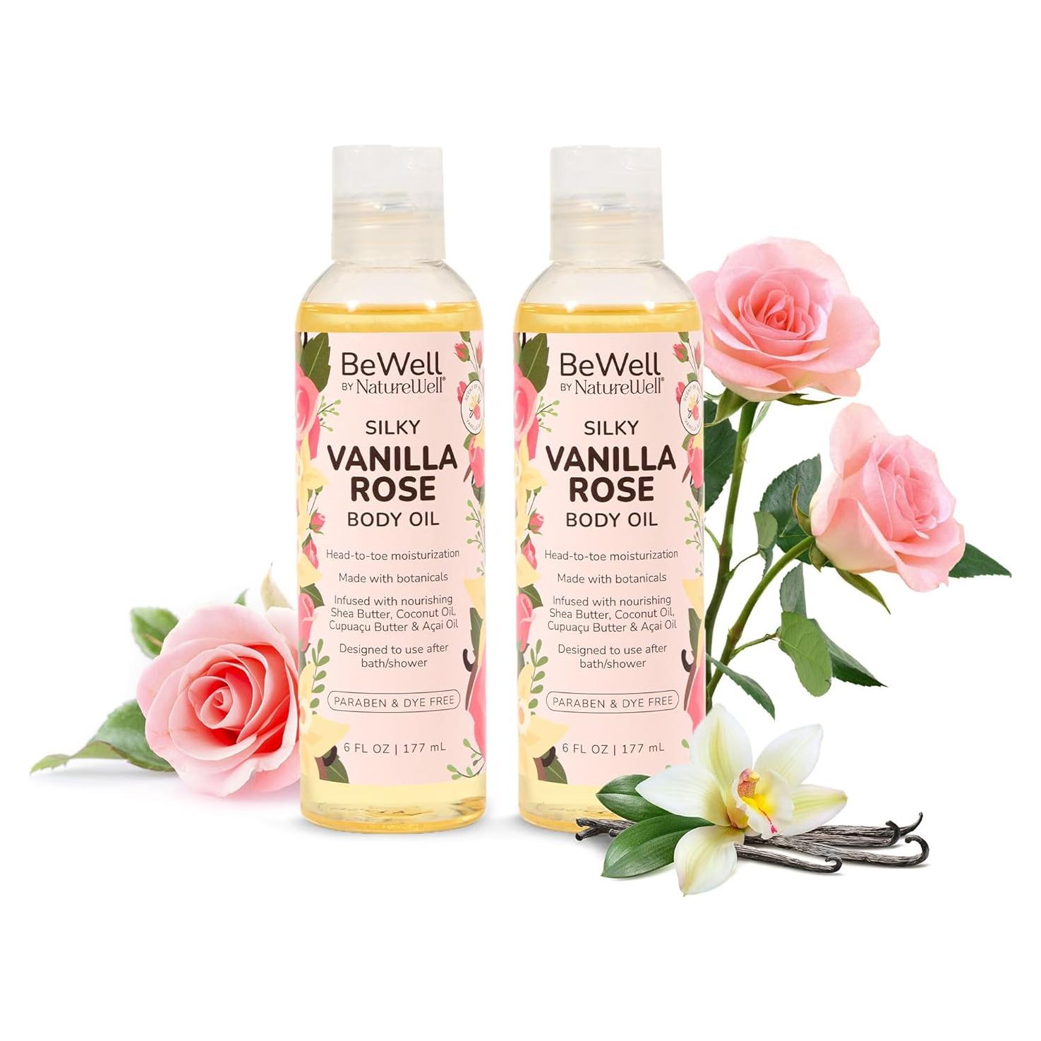 Aceite Corporal Multiusos NatureWell 354 ml Vainilla Rosa