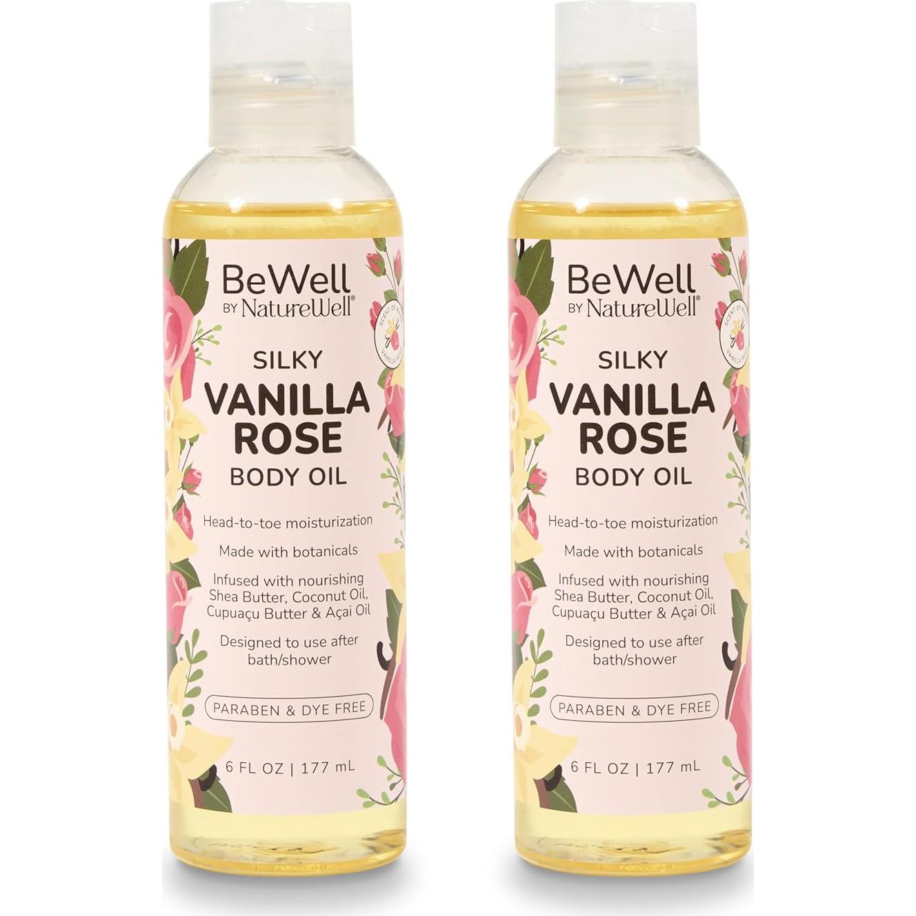 Aceite Corporal Multiusos NatureWell 354 ml Vainilla Rosa