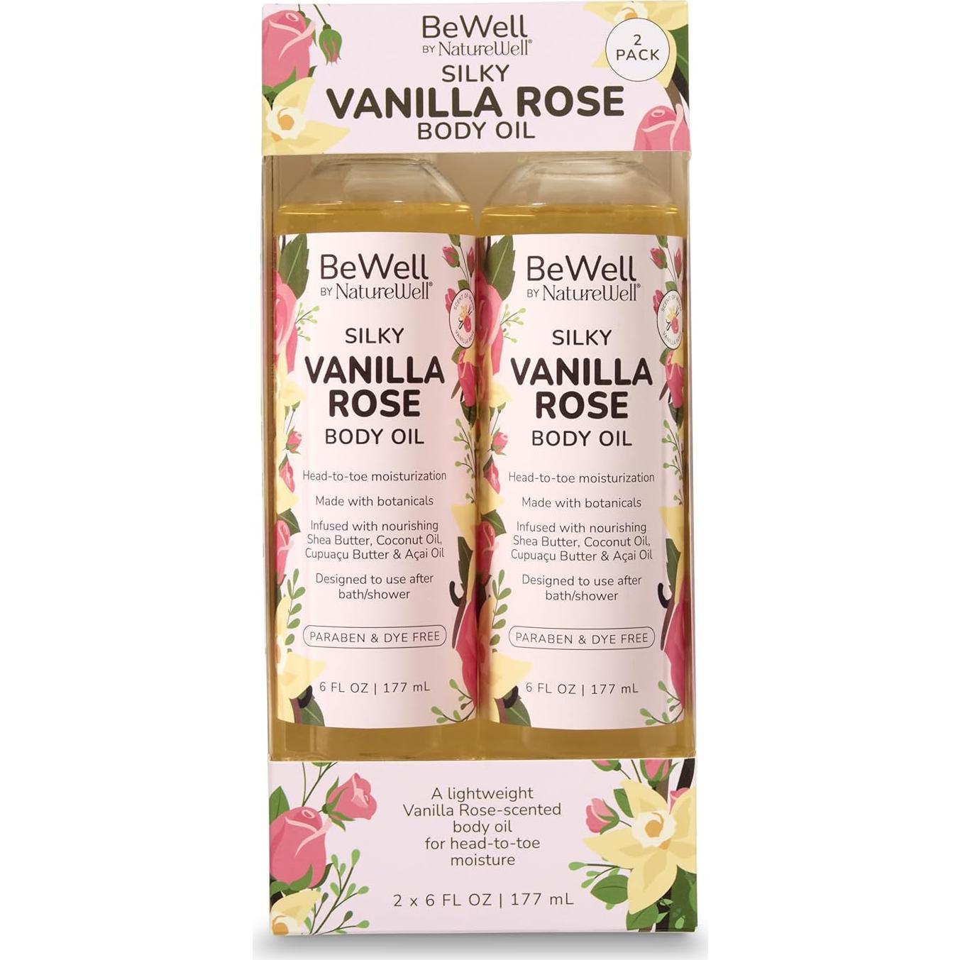 Aceite Corporal Multiusos NatureWell 354 ml Vainilla Rosa