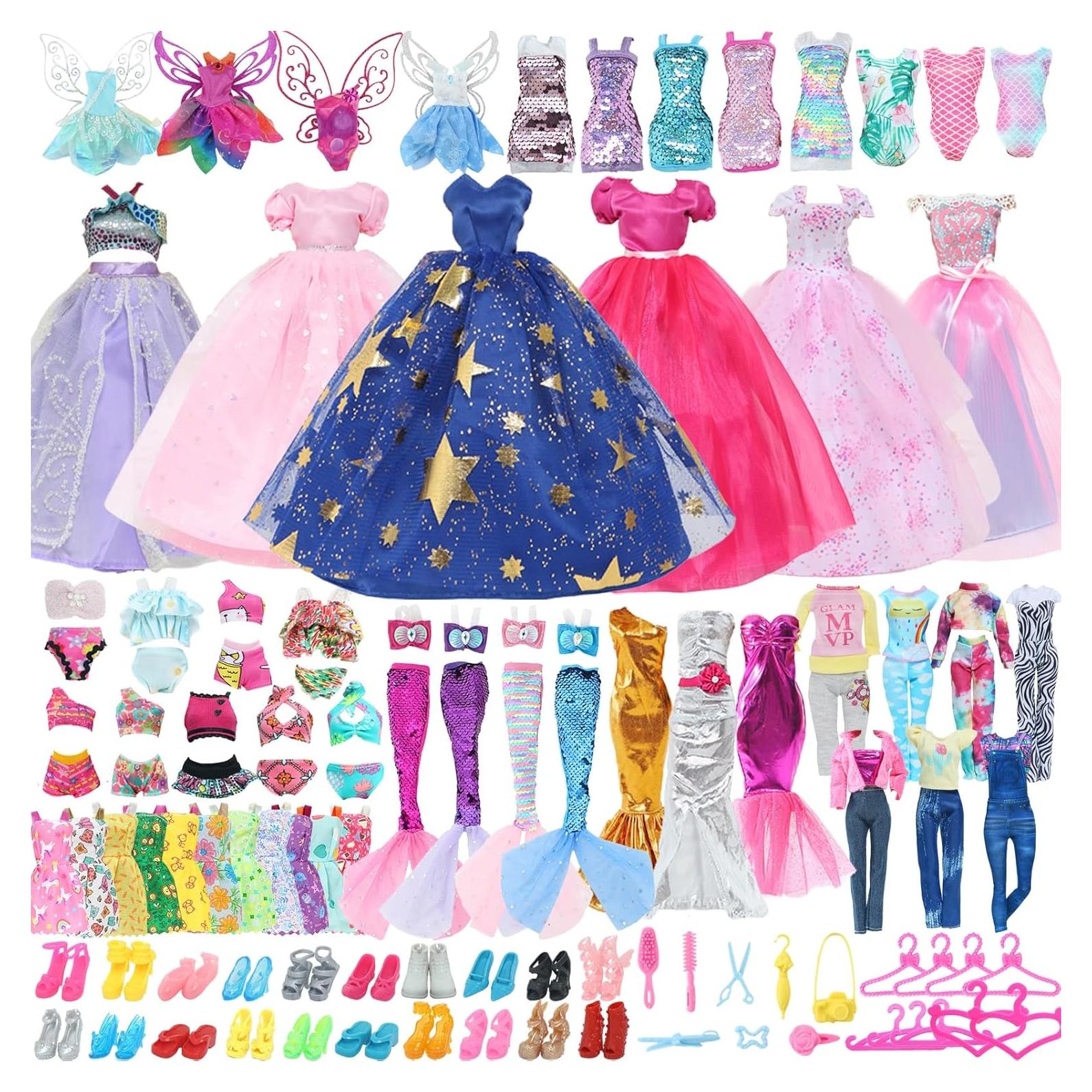 59 Piezas Ropa y Accesorios para Muñecas QBPKQY 11.5"