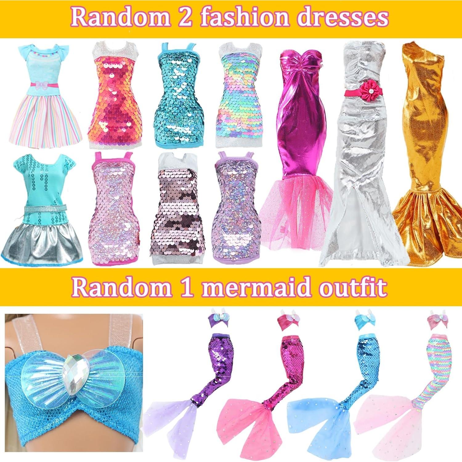 59 Piezas Ropa y Accesorios para Muñecas QBPKQY 11.5"