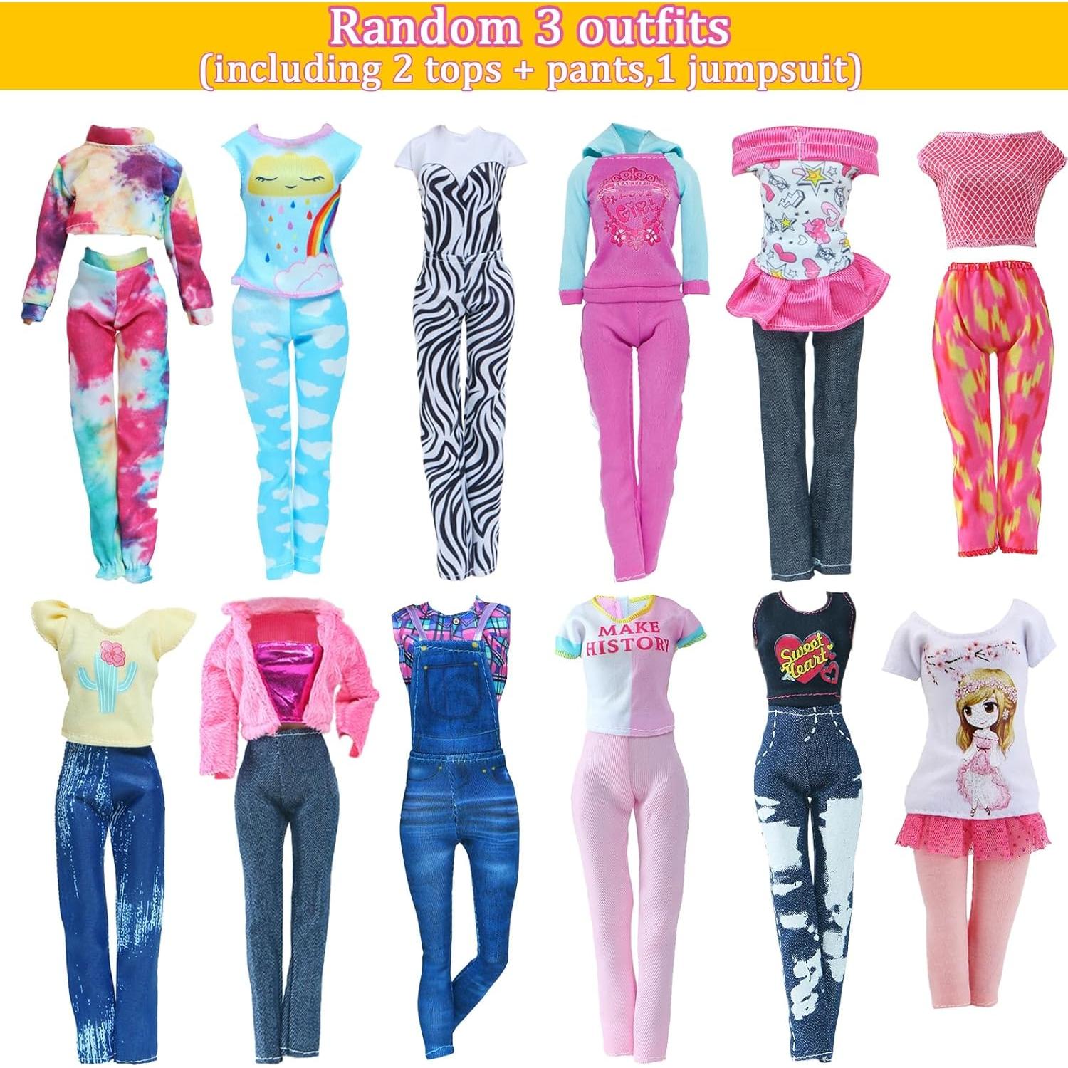 59 Piezas Ropa y Accesorios para Muñecas QBPKQY 11.5"