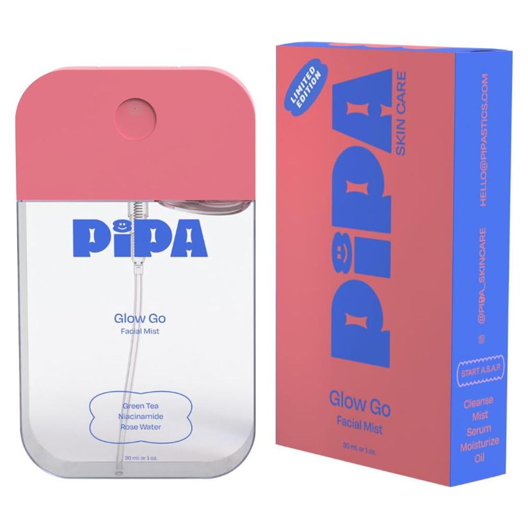 Bruma Facial Pipa Glow Go 30 ml | Hidratante Sin Alcohol para Niños