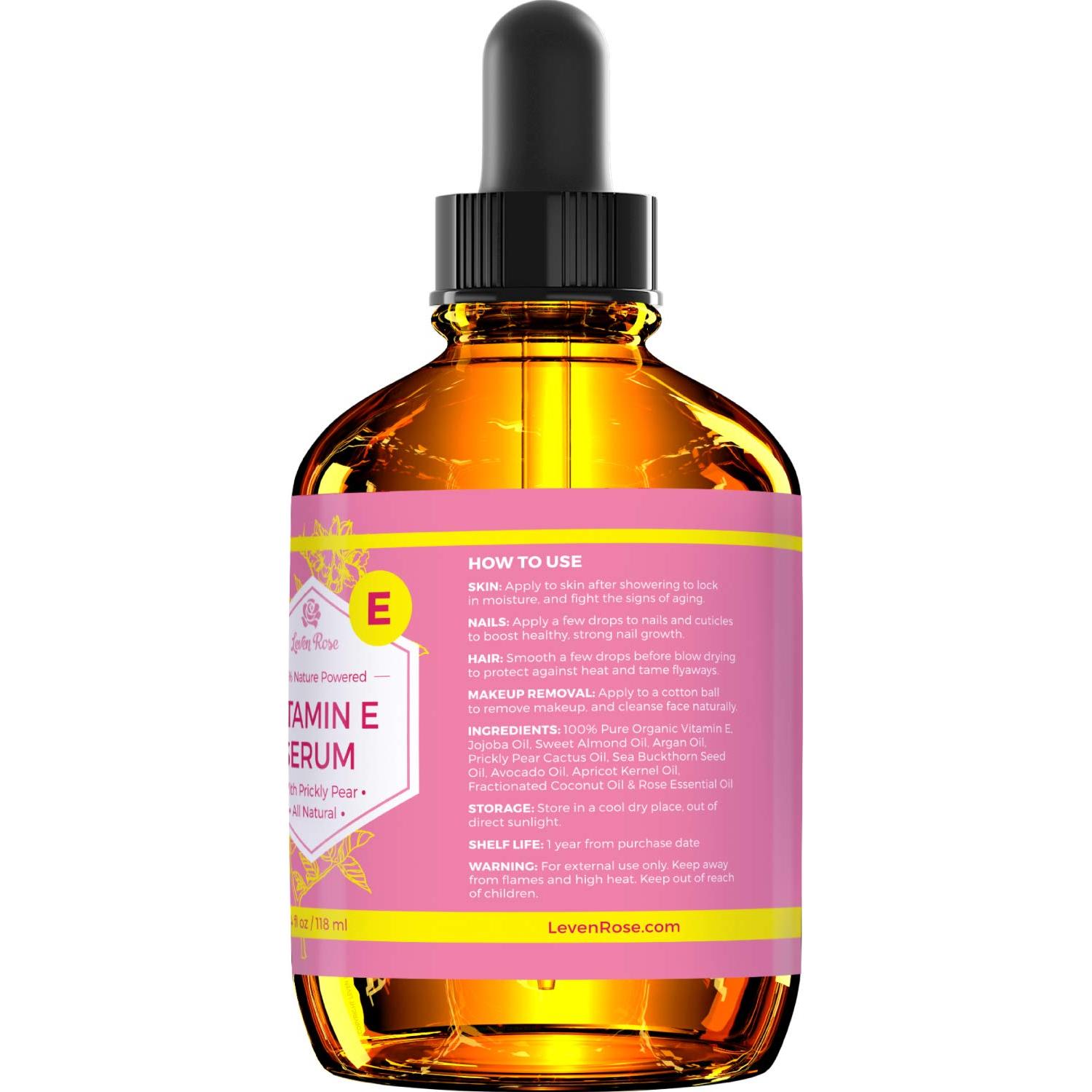 Suero de Aceite de Vitamina E Leven Rose 113.4 ml Hidratante