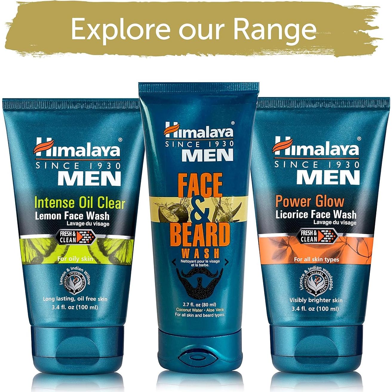 Limpiador Facial Himalaya para Hombres 95 g - Aceite Limón