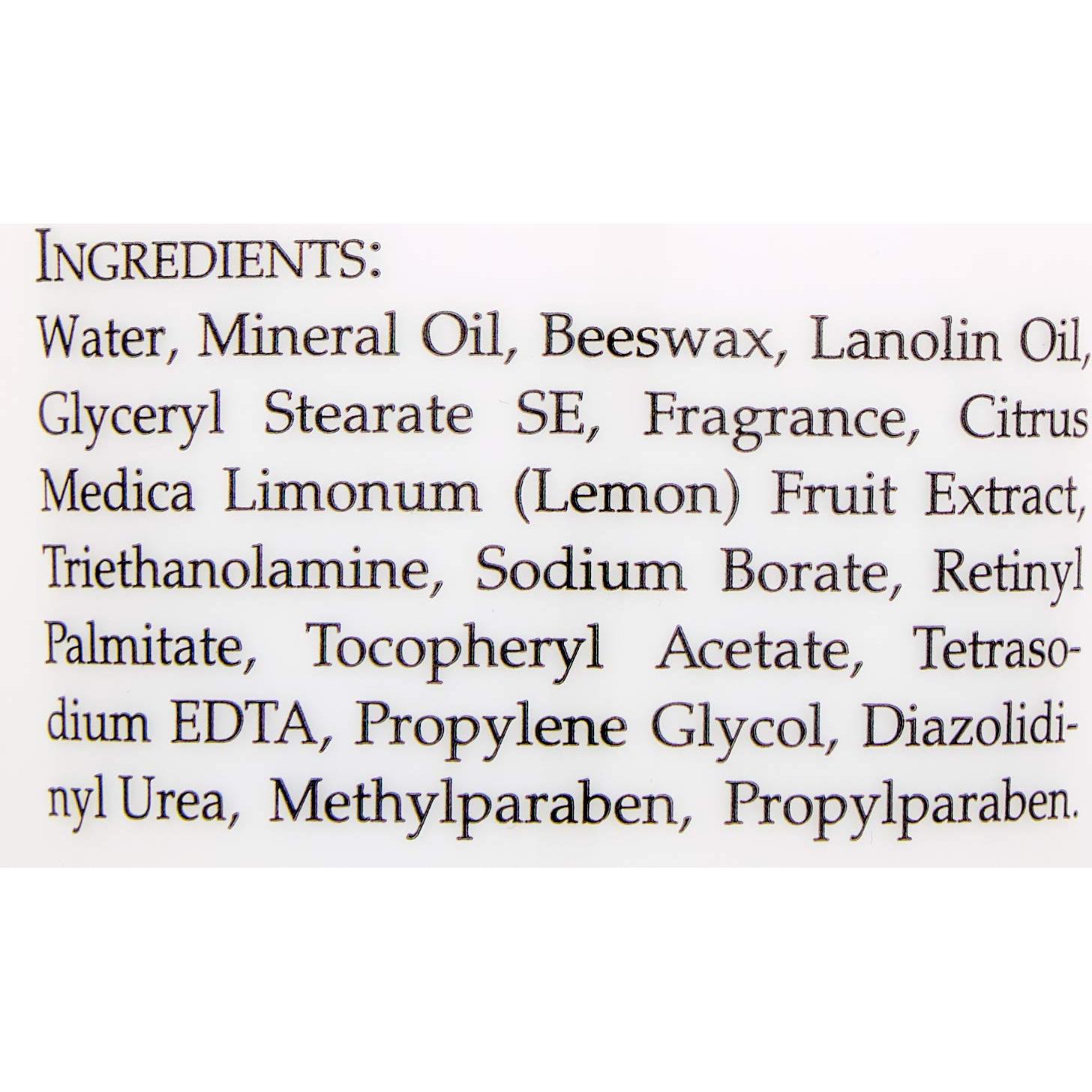 Crema Hidratante de Cera de Abejas Jamark 226g Limón - 2 Paquetes