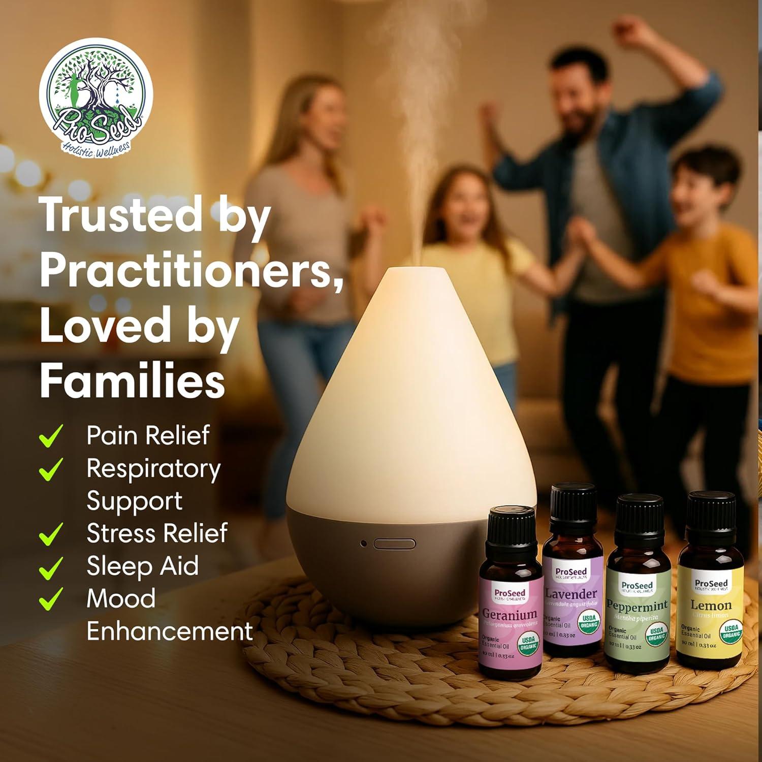 Aceite Esencial Orgánico ProSeed Limón 10ml - Aromaterapia y Cuidado de la Piel