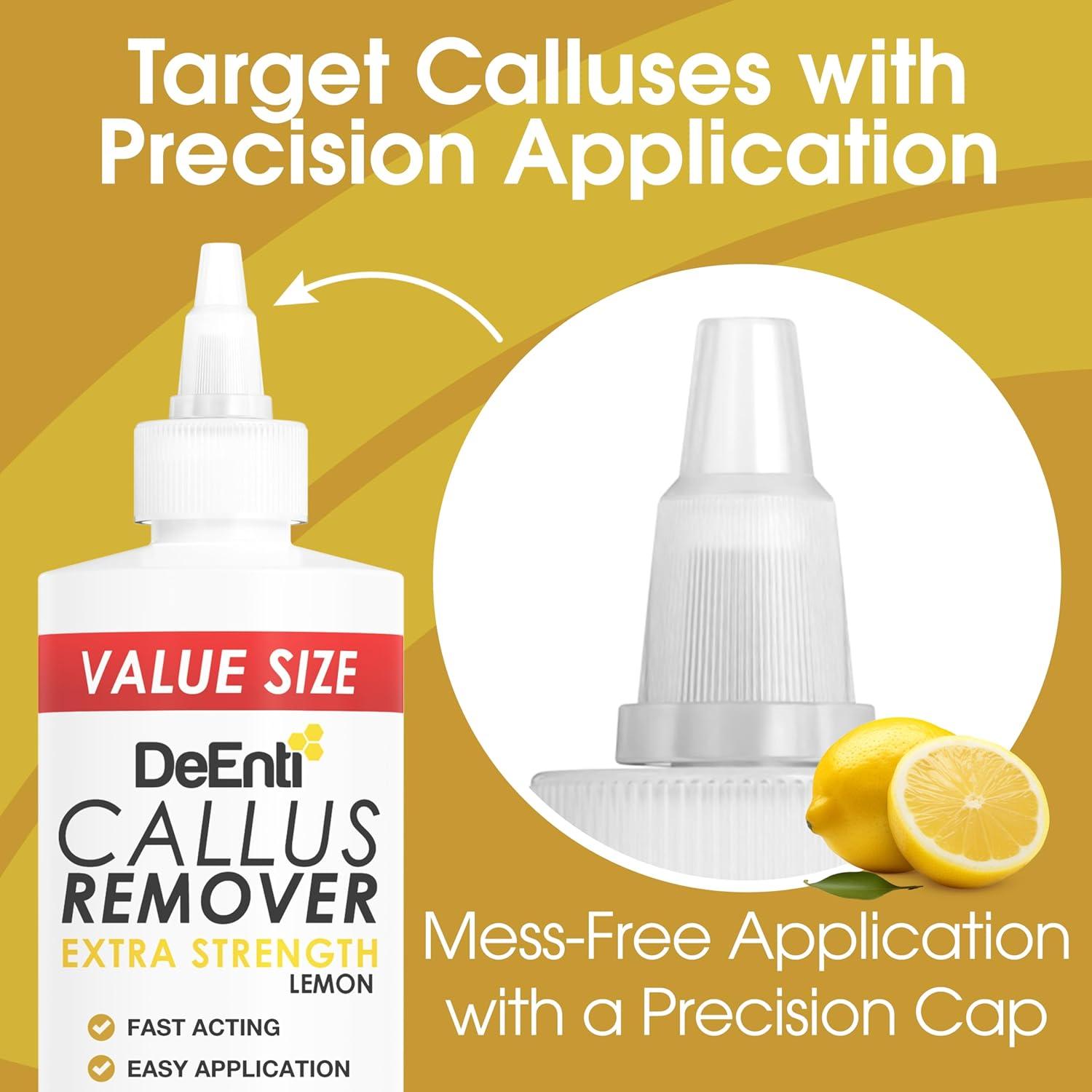 Gel Removedor de Callos DeEnti 453g Limón - Fuerza Extra