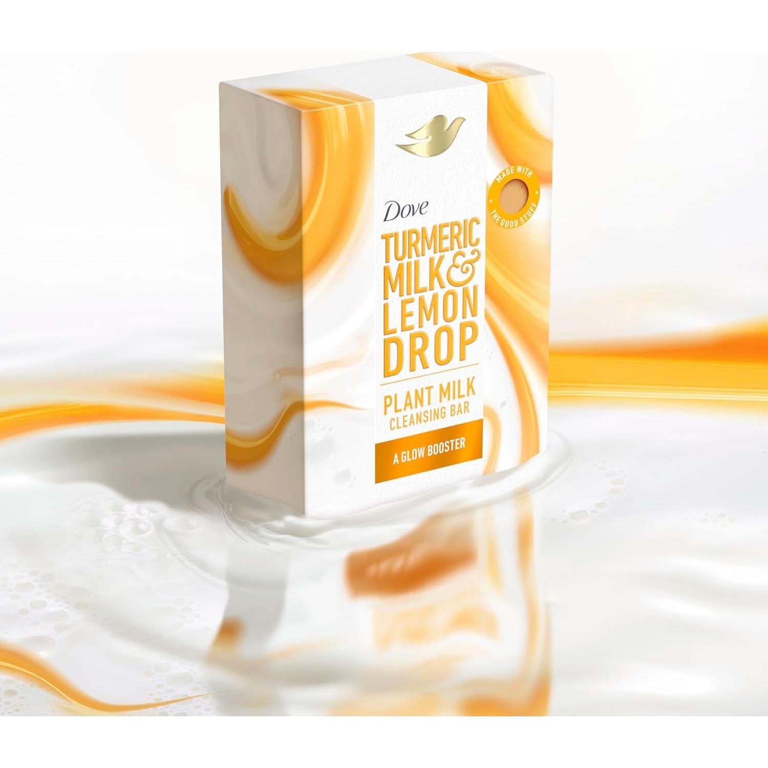 Jabón de Barra Dove Leche Vegetal Cúrcuma y Limón 141.75 g