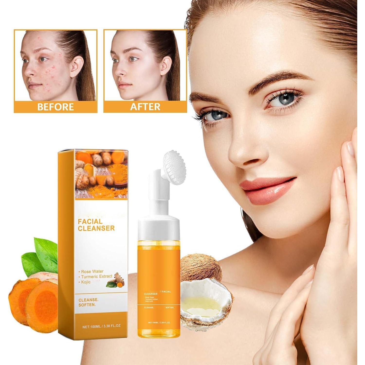 Juego de Cuidado Facial de Cúrcuma Regpem - 4 Piezas