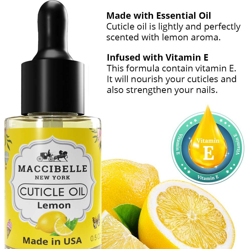 Aceite para Cutículas Maccibelle 15 ml - Aroma Limón