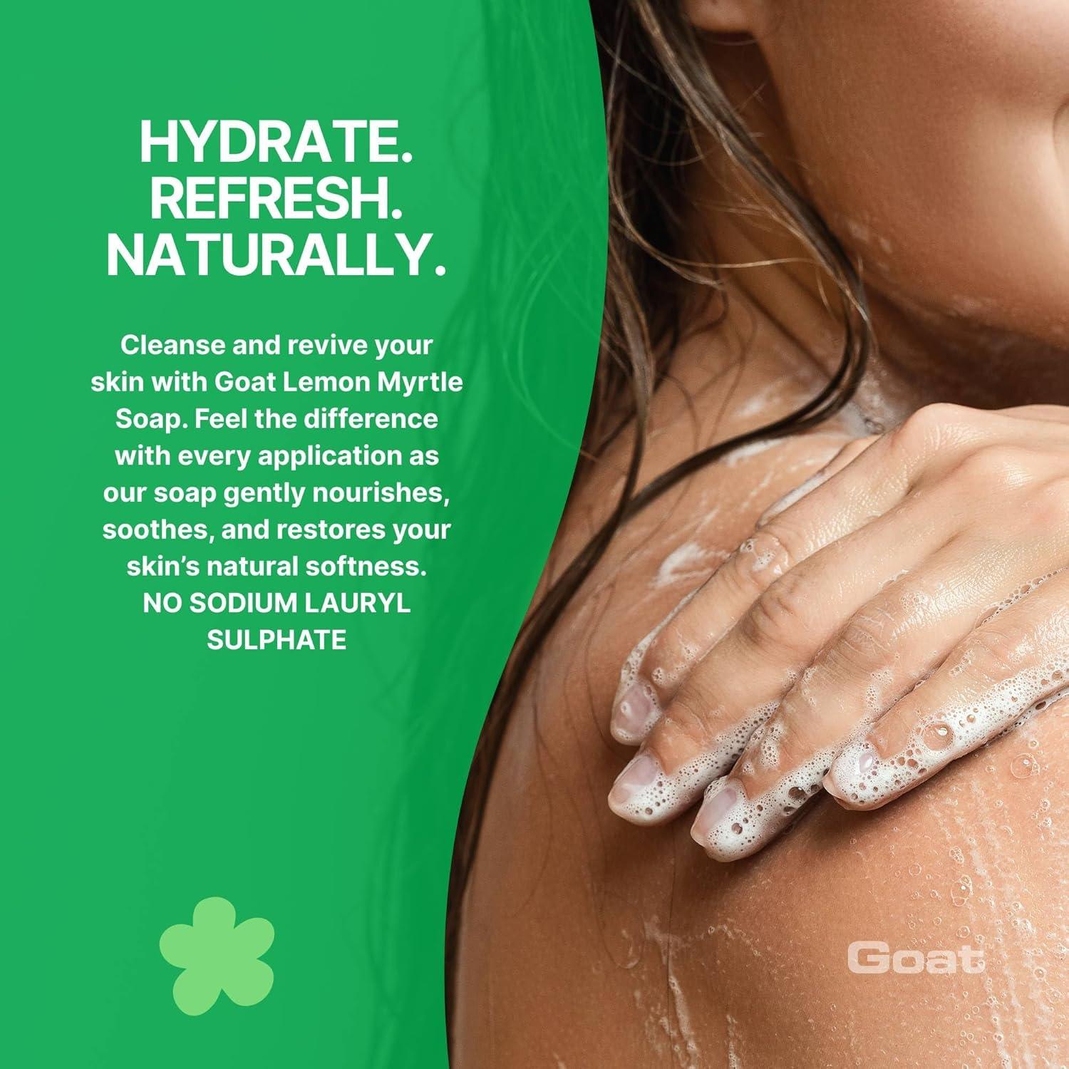 Paquete de 6 Jabones de Leche de Cabra Goat Soap 6 x 100g Mirtillo