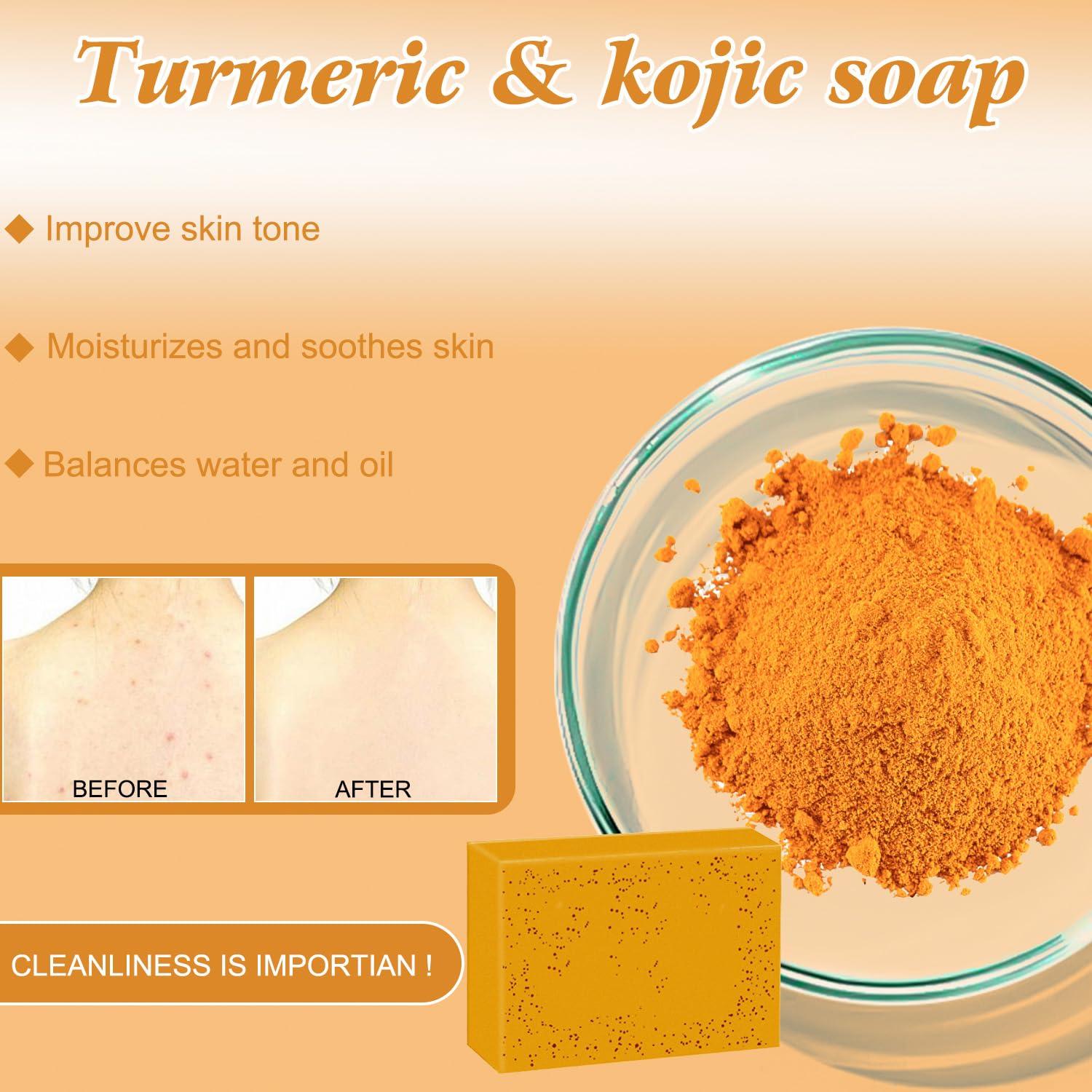 Juego de Cuidado Facial de Cúrcuma Chinosuo - 3 Piezas