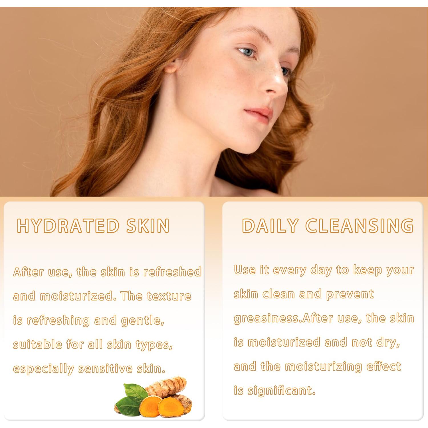 Juego de Cuidado Facial de Cúrcuma Chinosuo - 3 Piezas