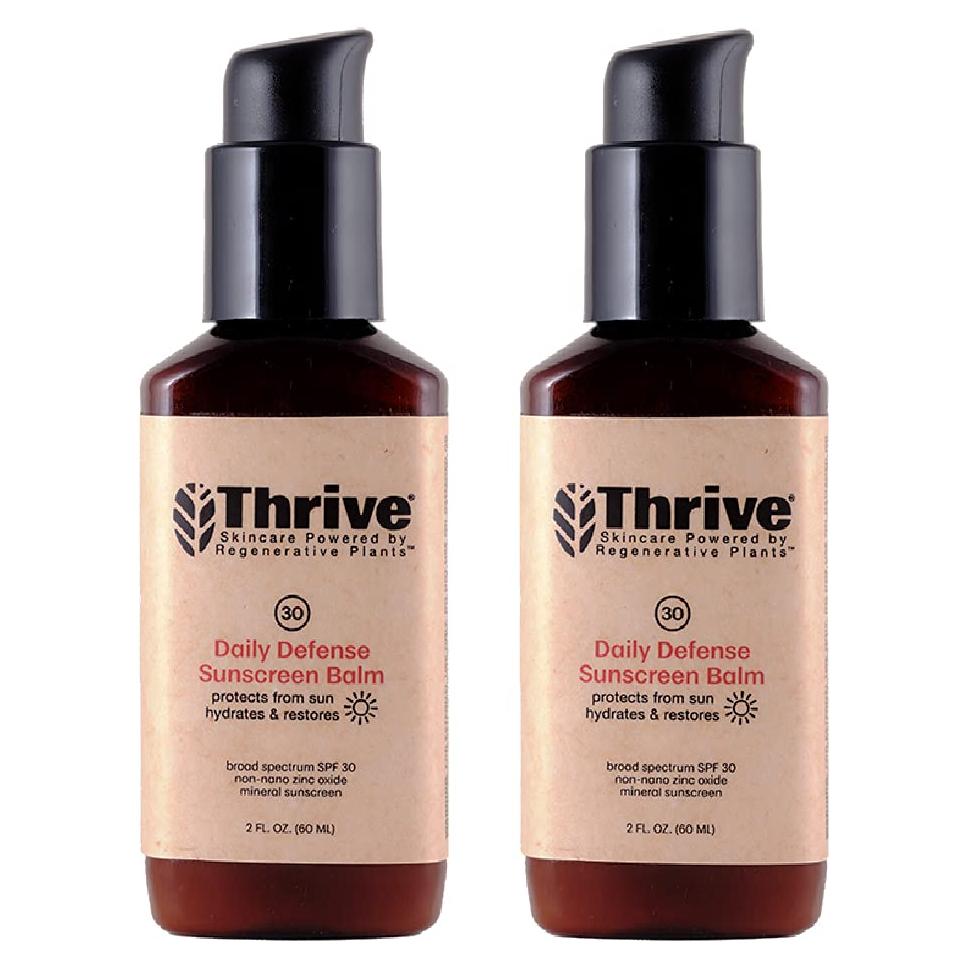 Crema Hidratante Solar Thrive Natural Care SPF 30 - 2 Unidades