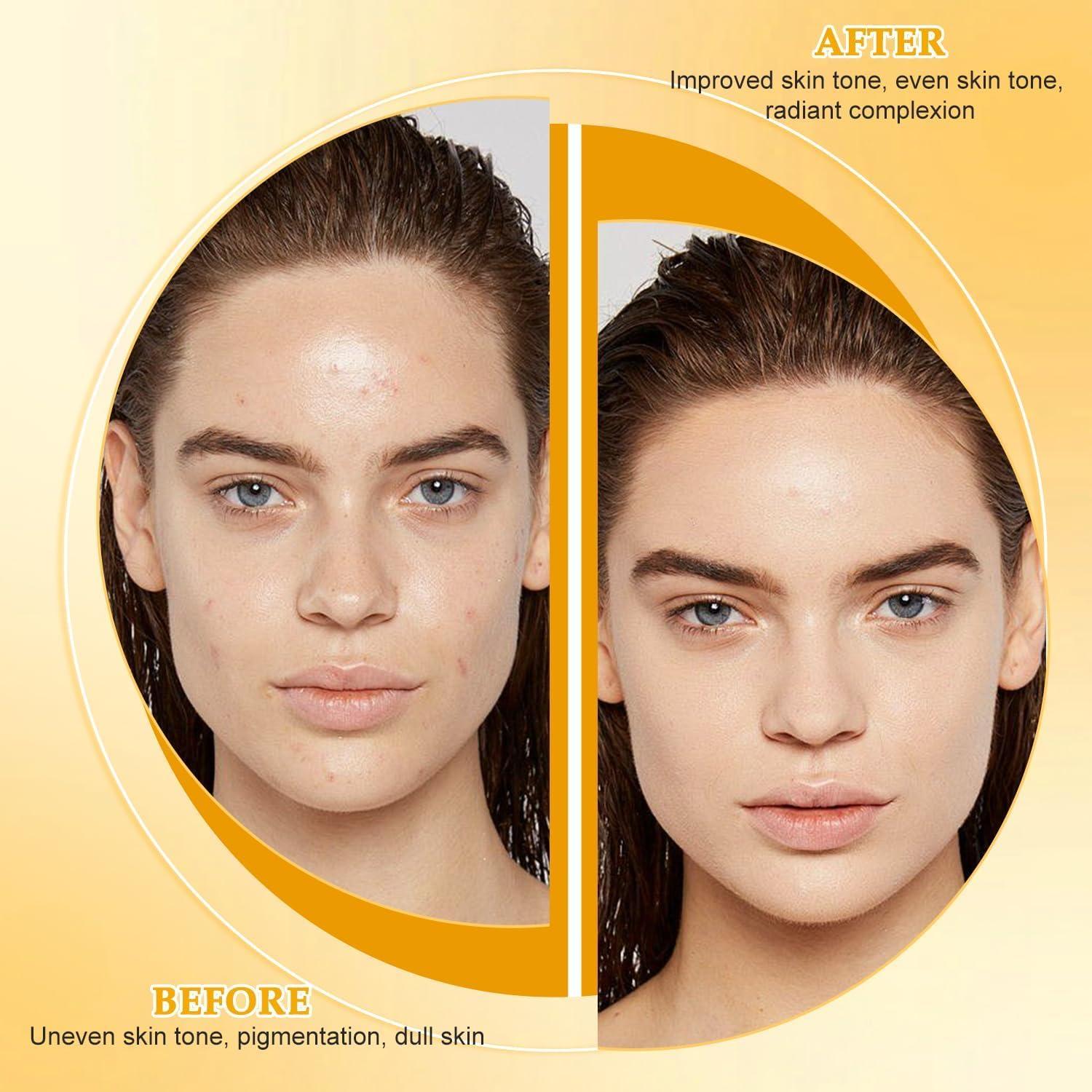 Juego de Cuidado Facial de Cúrcuma TPTAL - 2 Piezas Natural