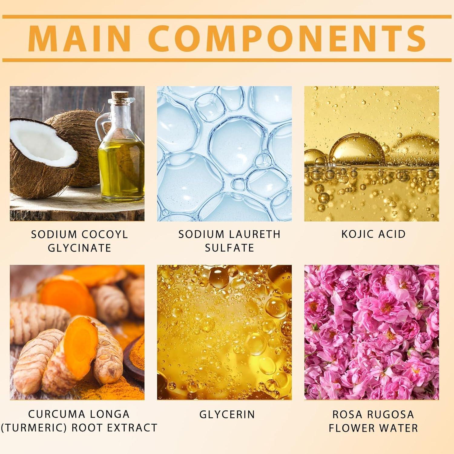 Juego de Cuidado Facial de Cúrcuma TPTAL - 2 Piezas Natural