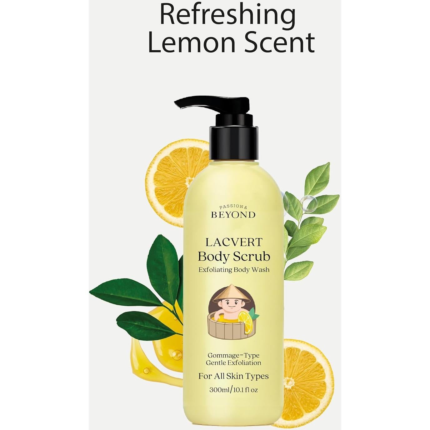 Gel Exfoliante Corporal BEYOND Lacvert Limón 300ml - Spa en Casa