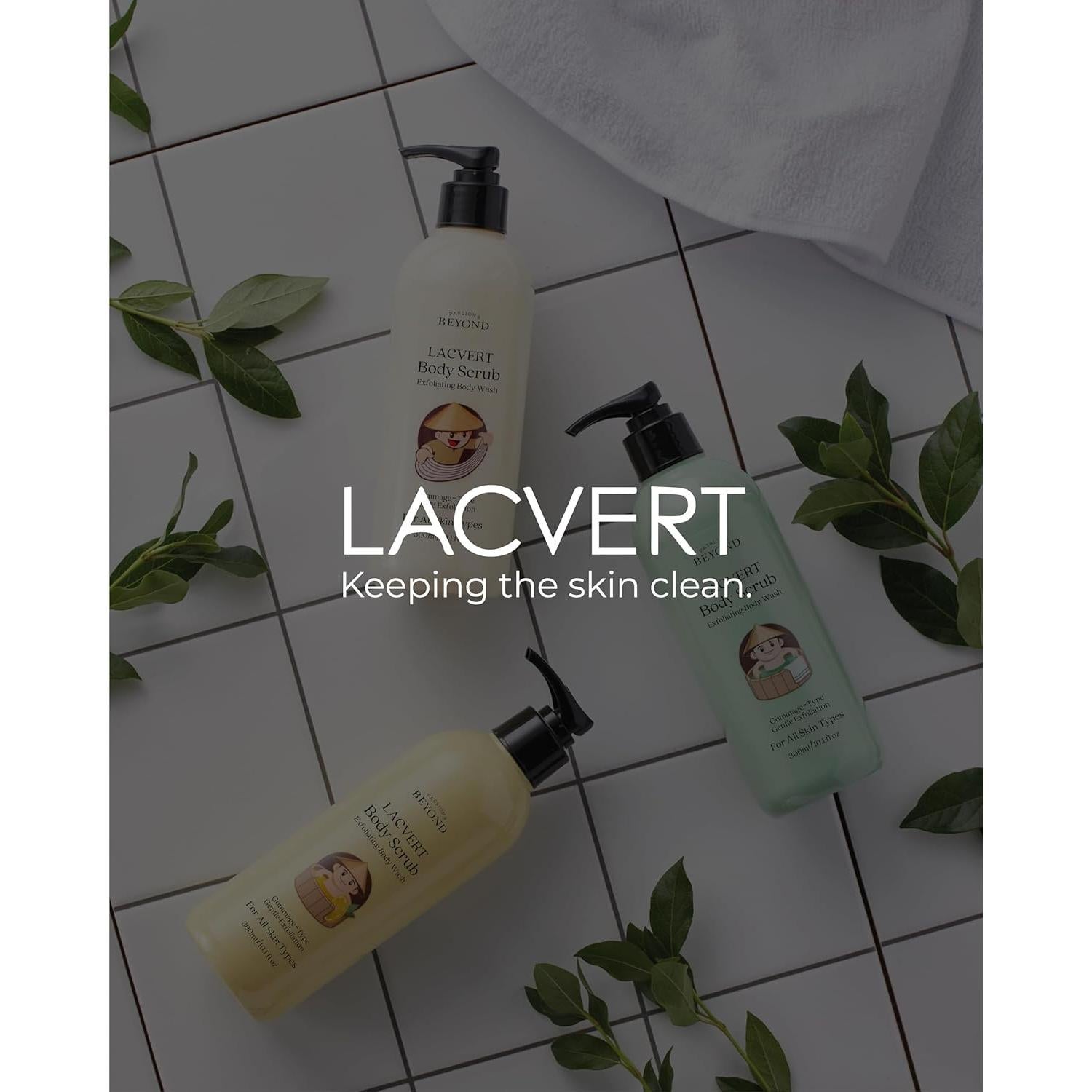 Gel Exfoliante Corporal BEYOND Lacvert Limón 300ml - Spa en Casa