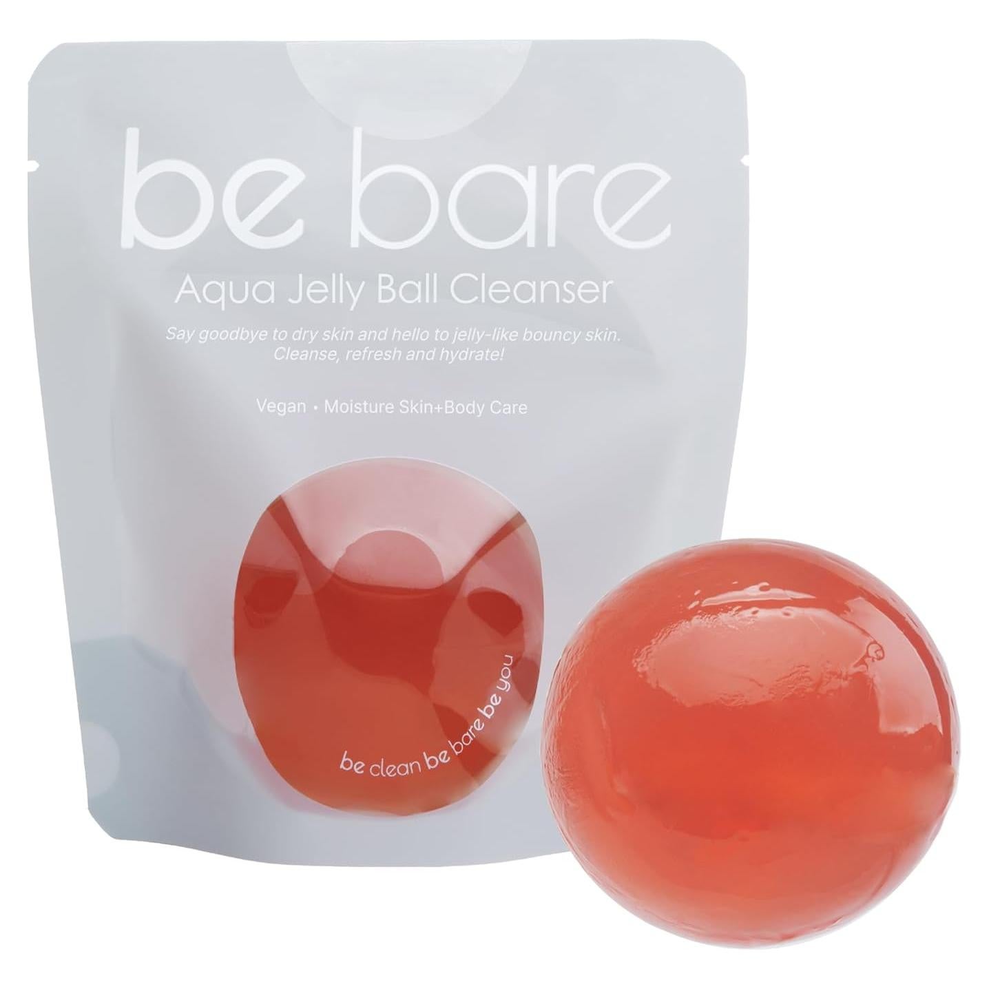 Limpiador Facial Be Bare Bola de Gel 40g - Rosa Melocotón