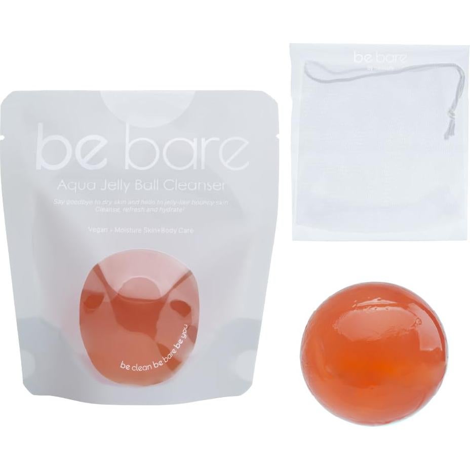 Limpiador Facial Be Bare Bola de Gel 40g - Rosa Melocotón