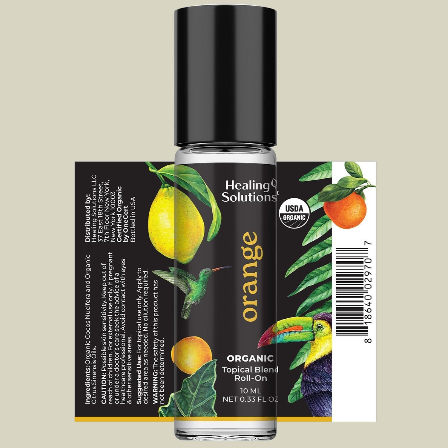 Aceite Esencial de Naranja Dulce Roll-On 2x10ml - Soluciones Curativas
