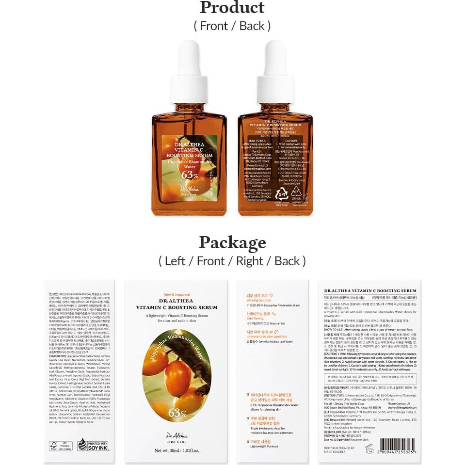 Suero Facial Dr.Althea Vitamina C 100g - Cuidado Vegano