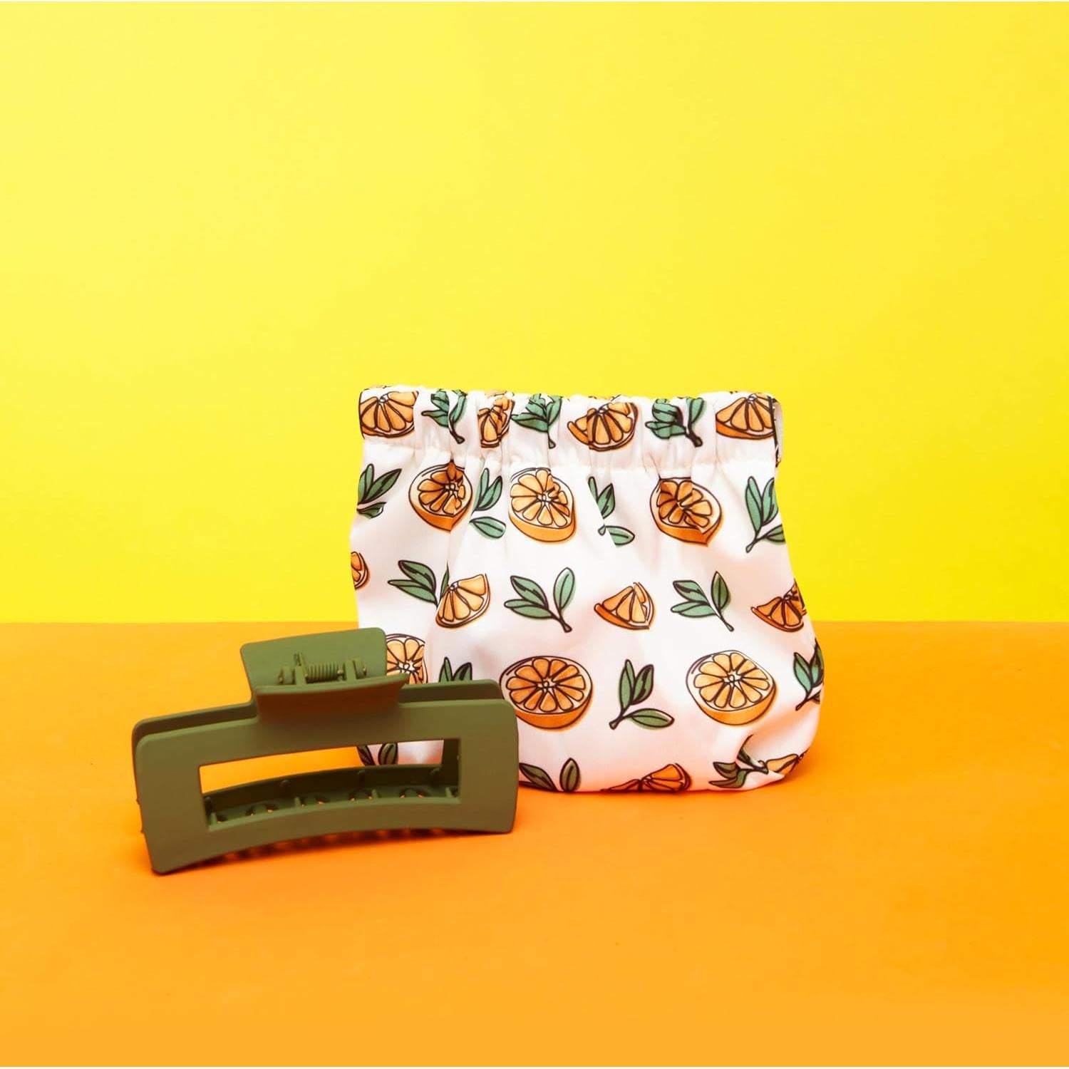 Cesta de Regalo Temática Naranja Sunny&Wise para Mujeres - Autocuidado 9 Piezas