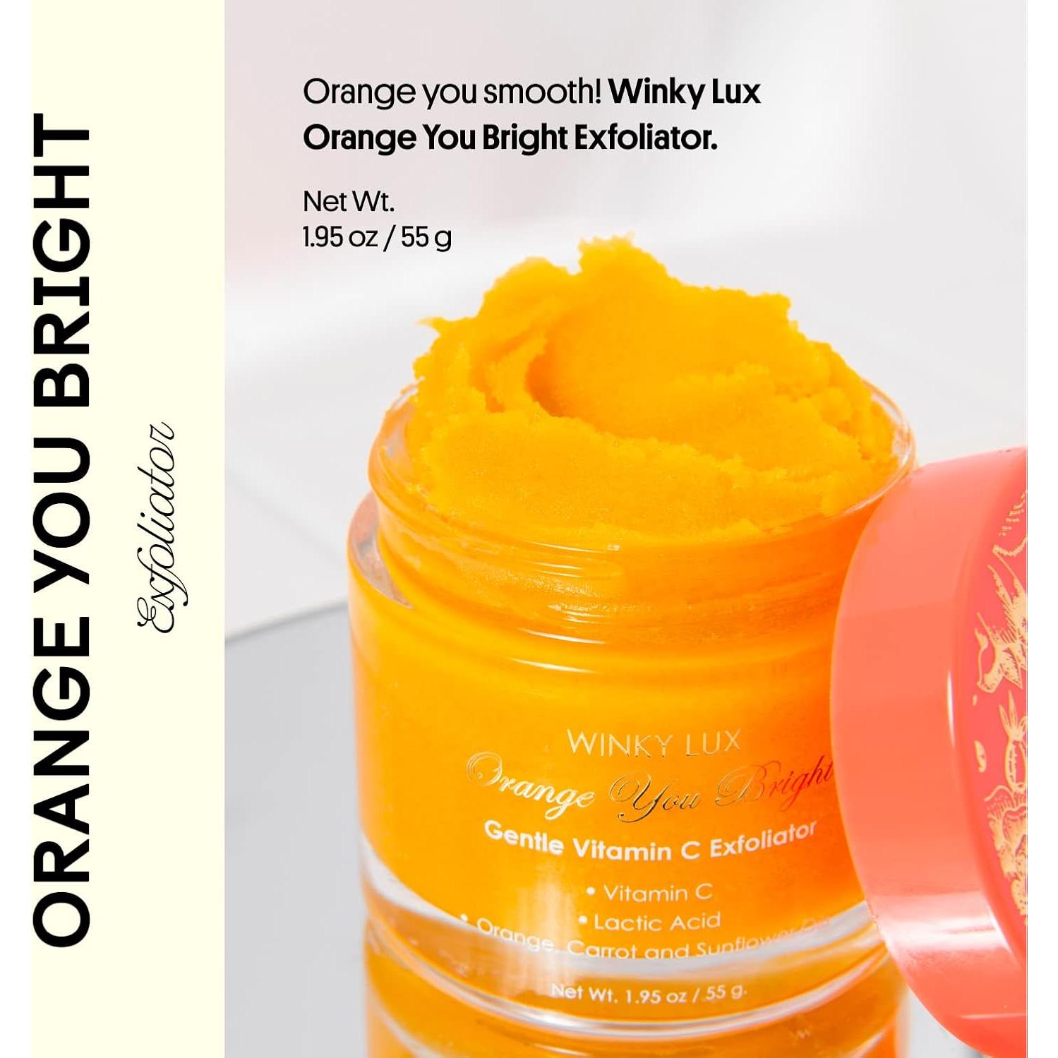 Exfoliante Facial Winky Lux Naranja 55g - Vitamina C y Ácido Láctico