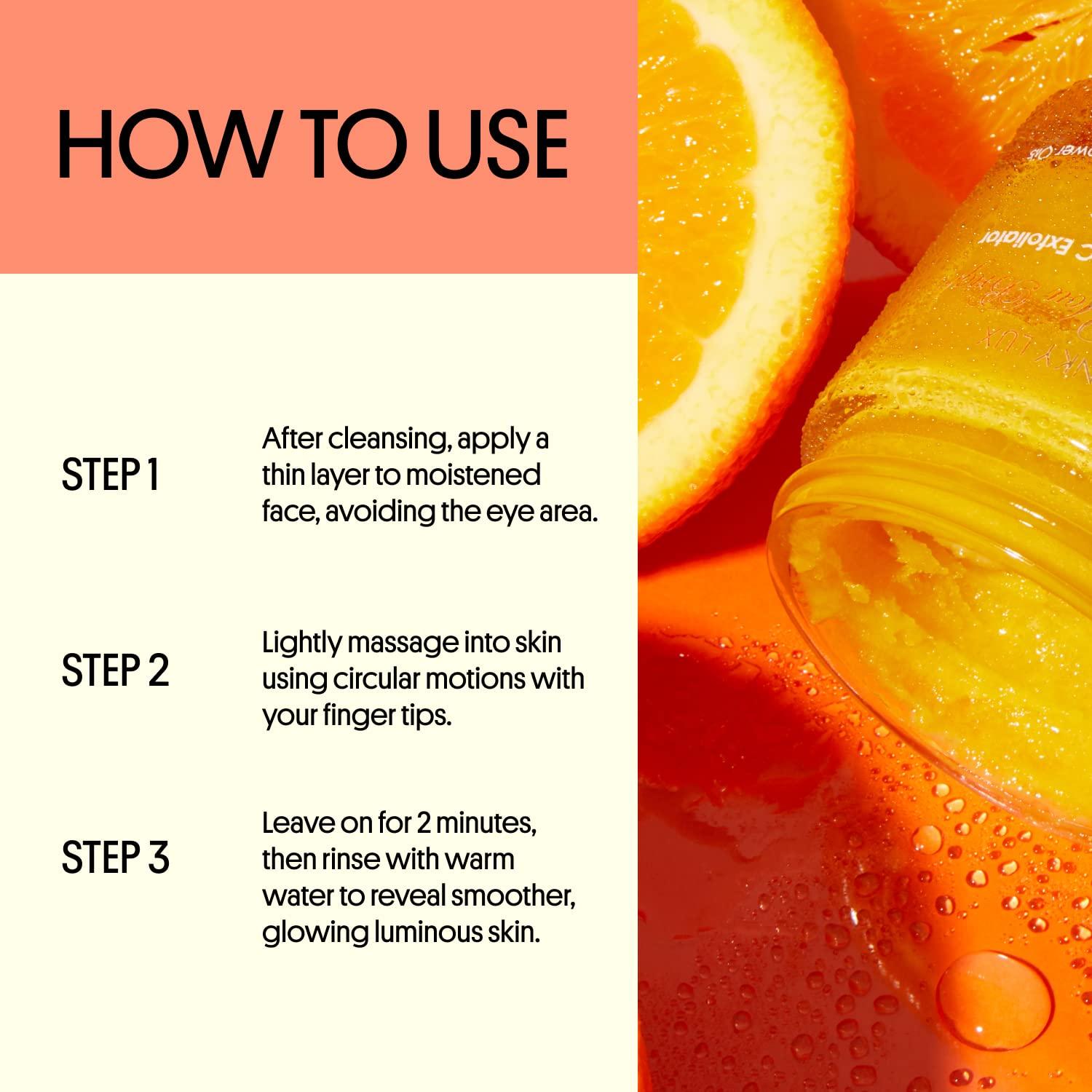 Exfoliante Facial Winky Lux Naranja 55g - Vitamina C y Ácido Láctico