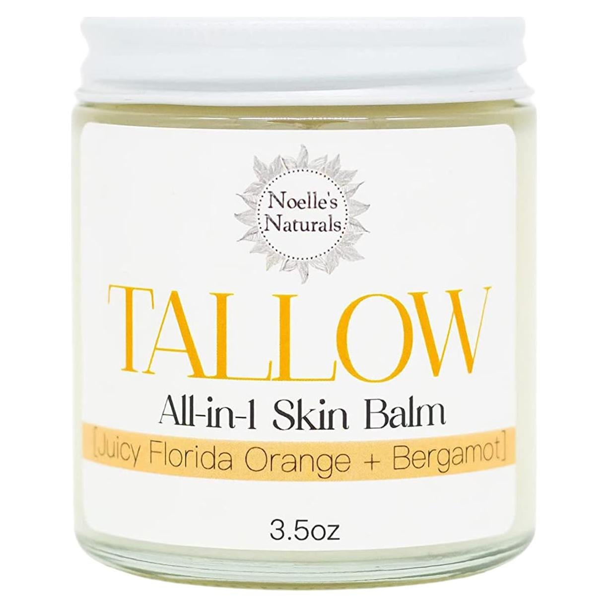 Bálsamo de Sebo Orgánico 99.22g - Hidratante Natural Naranja/Bergamota