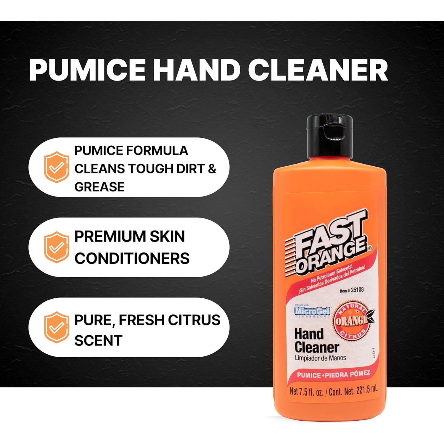 Limpiador de Manos Fast Orange 25108, 211.65 g, Aroma Cítrico