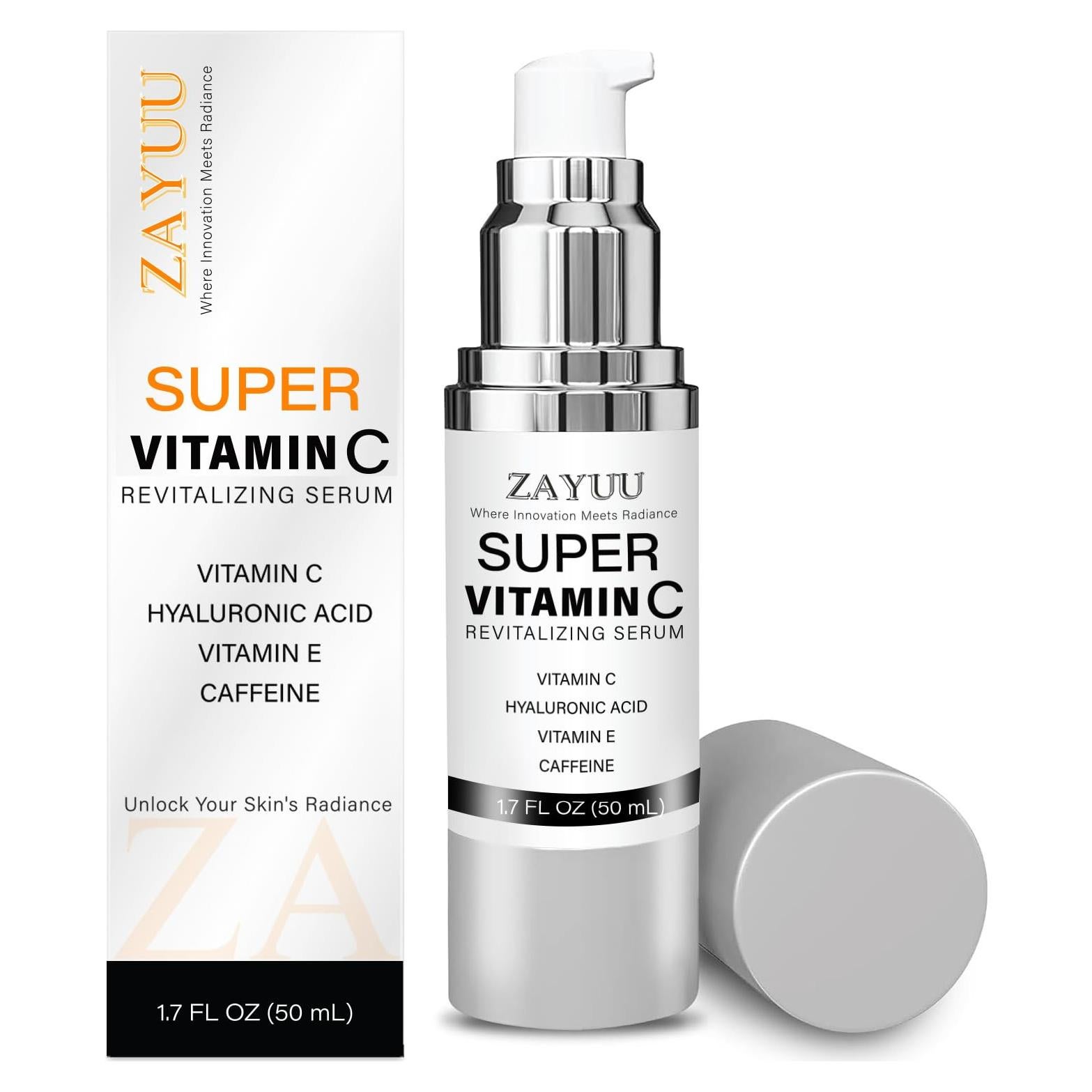 Sérum Facial Antienvejecimiento ZAYUU 50 mL Vitamina C